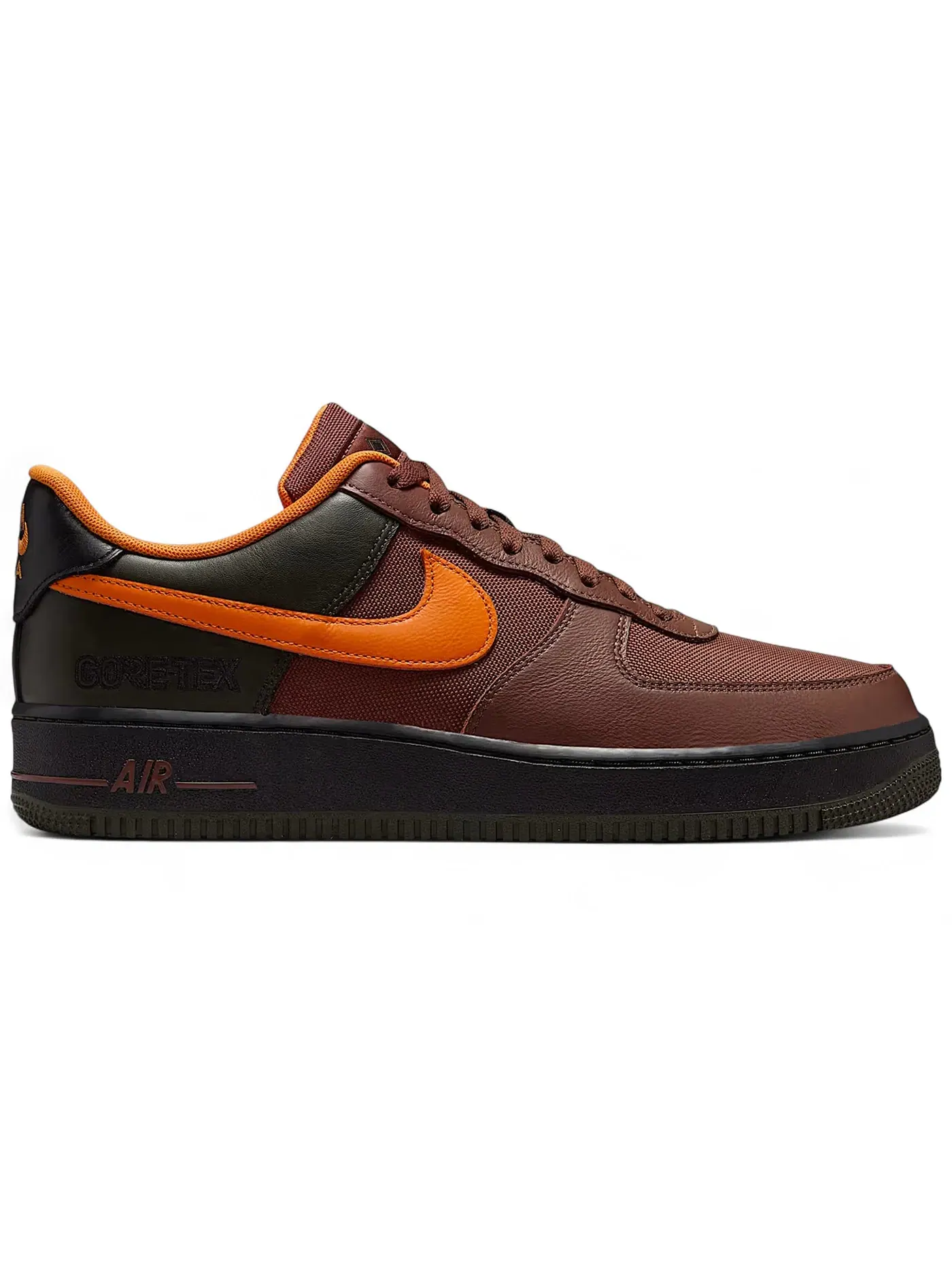 Мужские кроссовки Lifestyle Nike Air Force 1 Low Gore-Tex — изображение 1 из 1, коричневый//черный/яркий