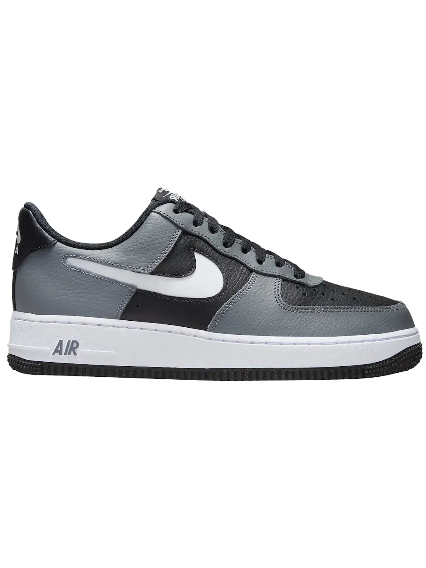 Мужские кроссовки Lifestyle Nike Air Force 1 Low — изображение 1 из 1, черный/серый-белый