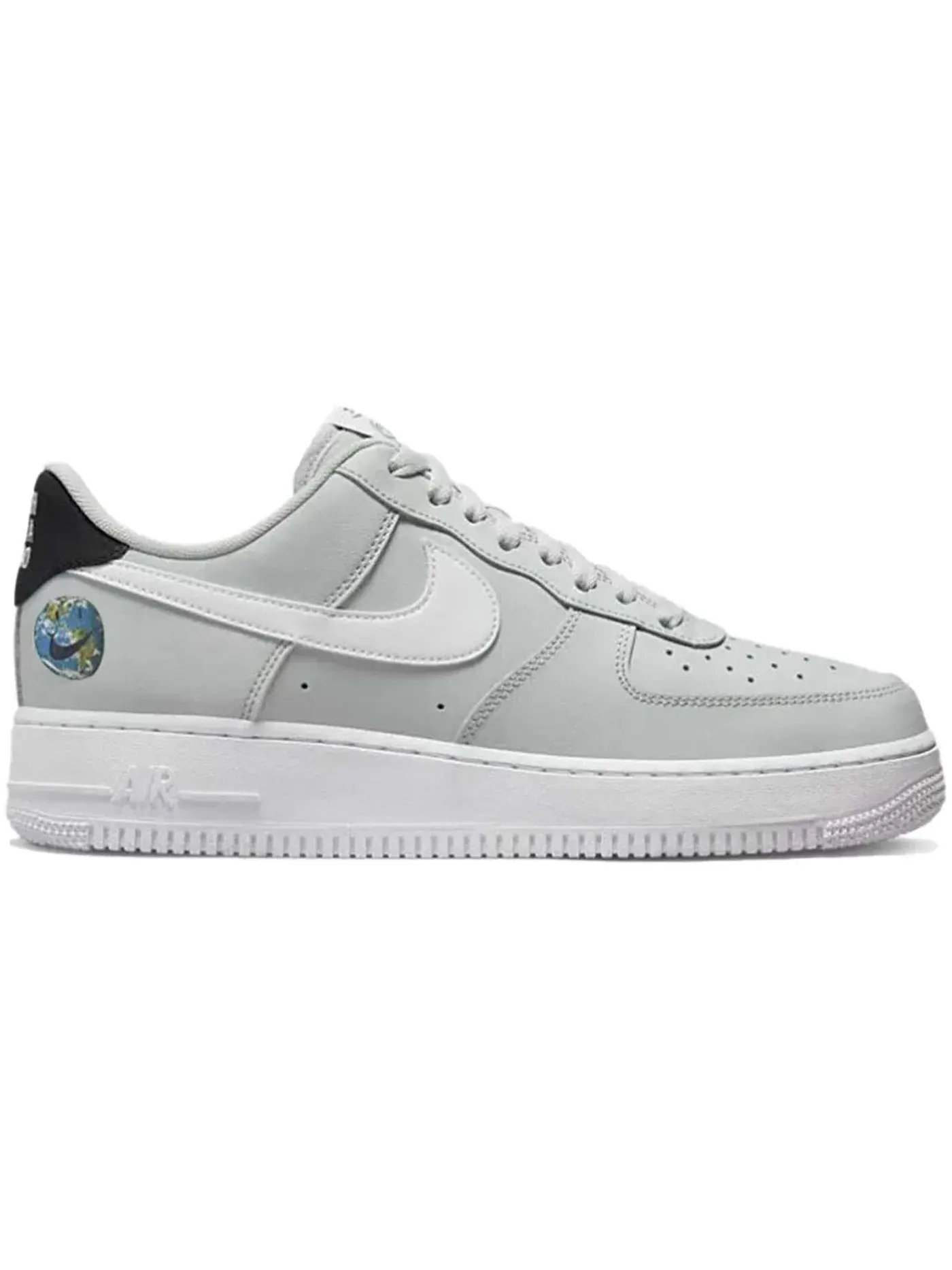 Мужские кроссовки Lifestyle с принтом Nike Air Force 1 Low Have A Nike Day Earth — изображение 1 из 1, серый/белый/черный
