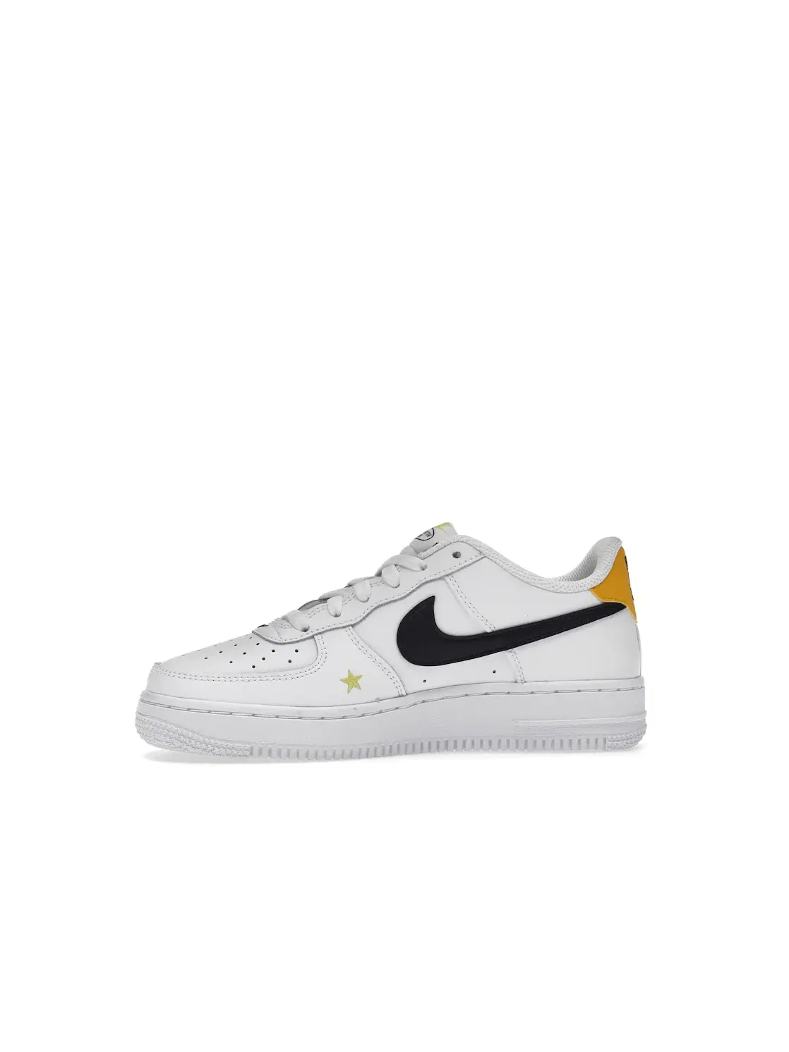 Детские кроссовки Lifestyle Nike Air Force 1 Low — изображение 3 из 4, белый/черный/желтый