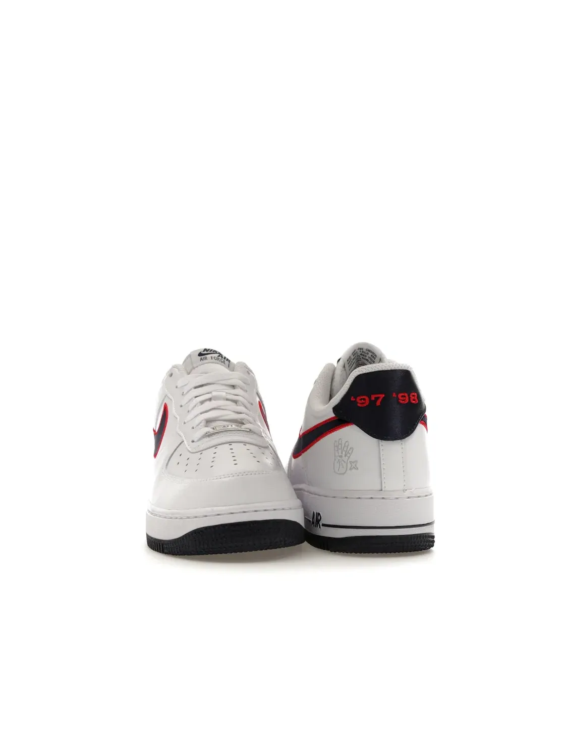 Женские кроссовки Nike Air Force 1 Low — изображение 2 из 4, белый/-красный-серый