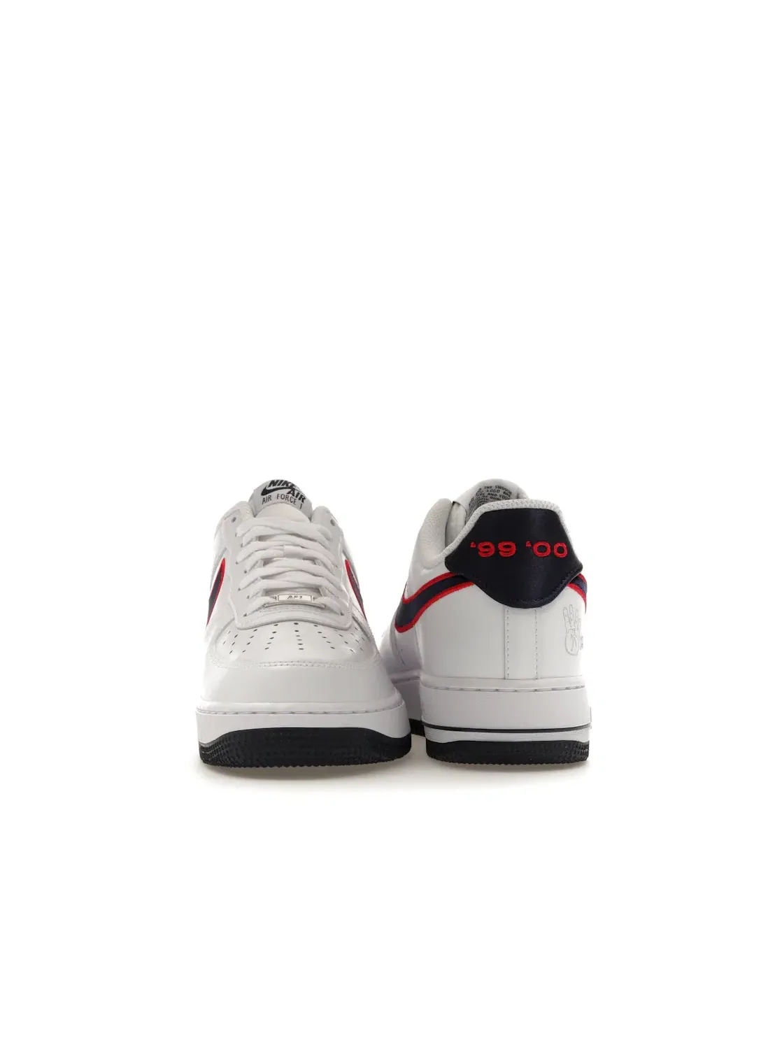 Женские кроссовки Nike Air Force 1 Low — изображение 4 из 4, белый/-красный-серый