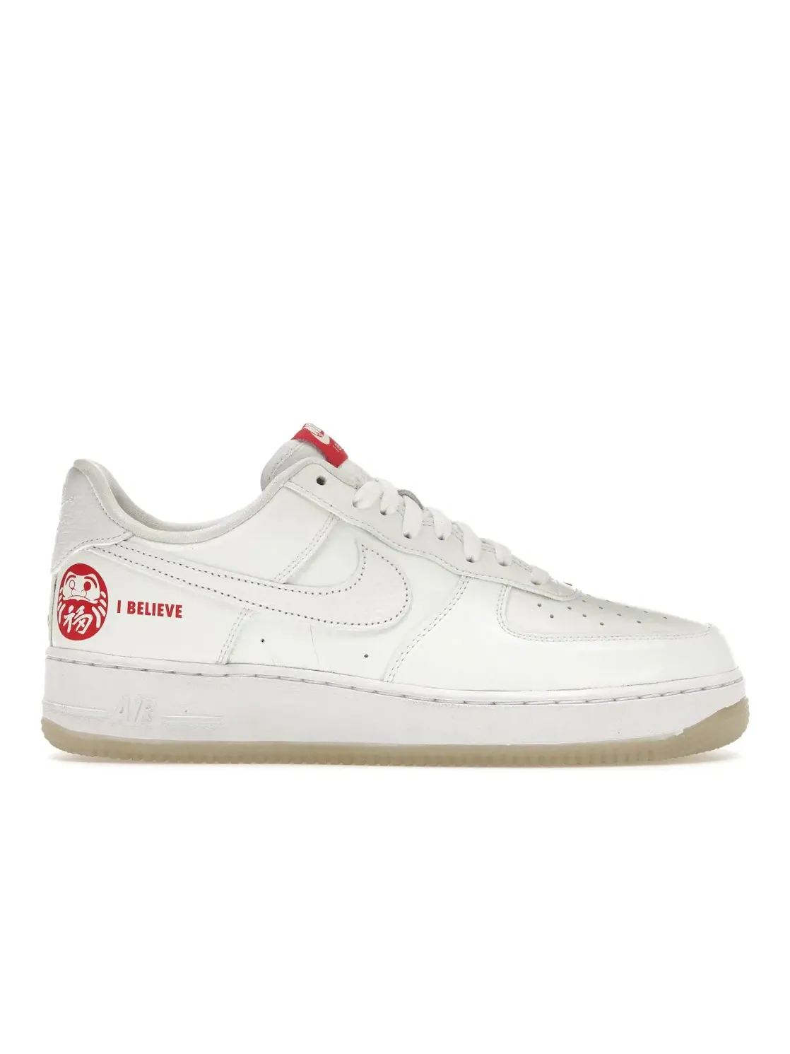 Мужские кроссовки с принтом Nike Air Force 1 Low — изображение 1 из 4, белый/белый-красный