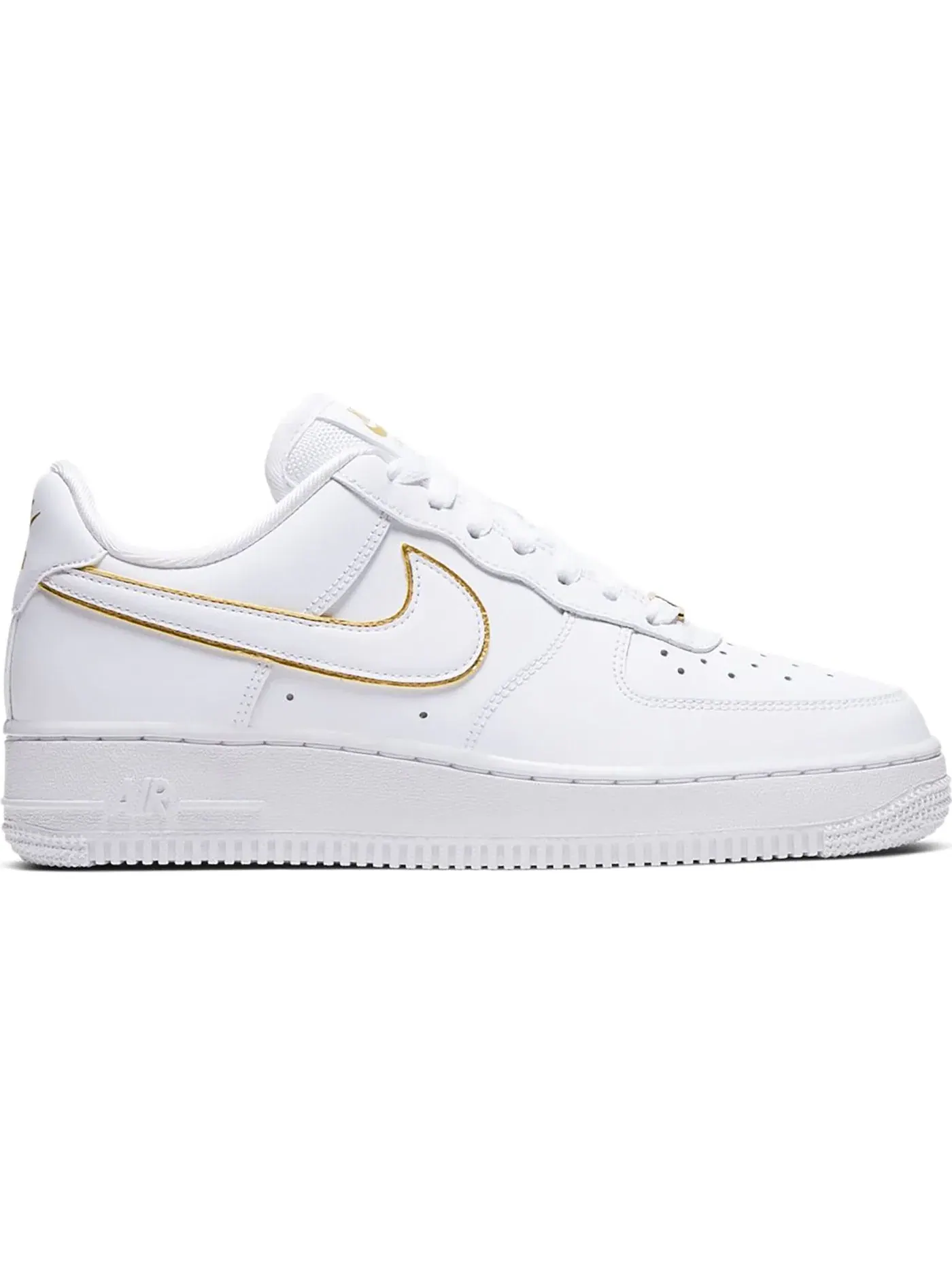 Женские кроссовки с золотыми акцентами Nike Air Force 1 Low — изображение 1 из 1