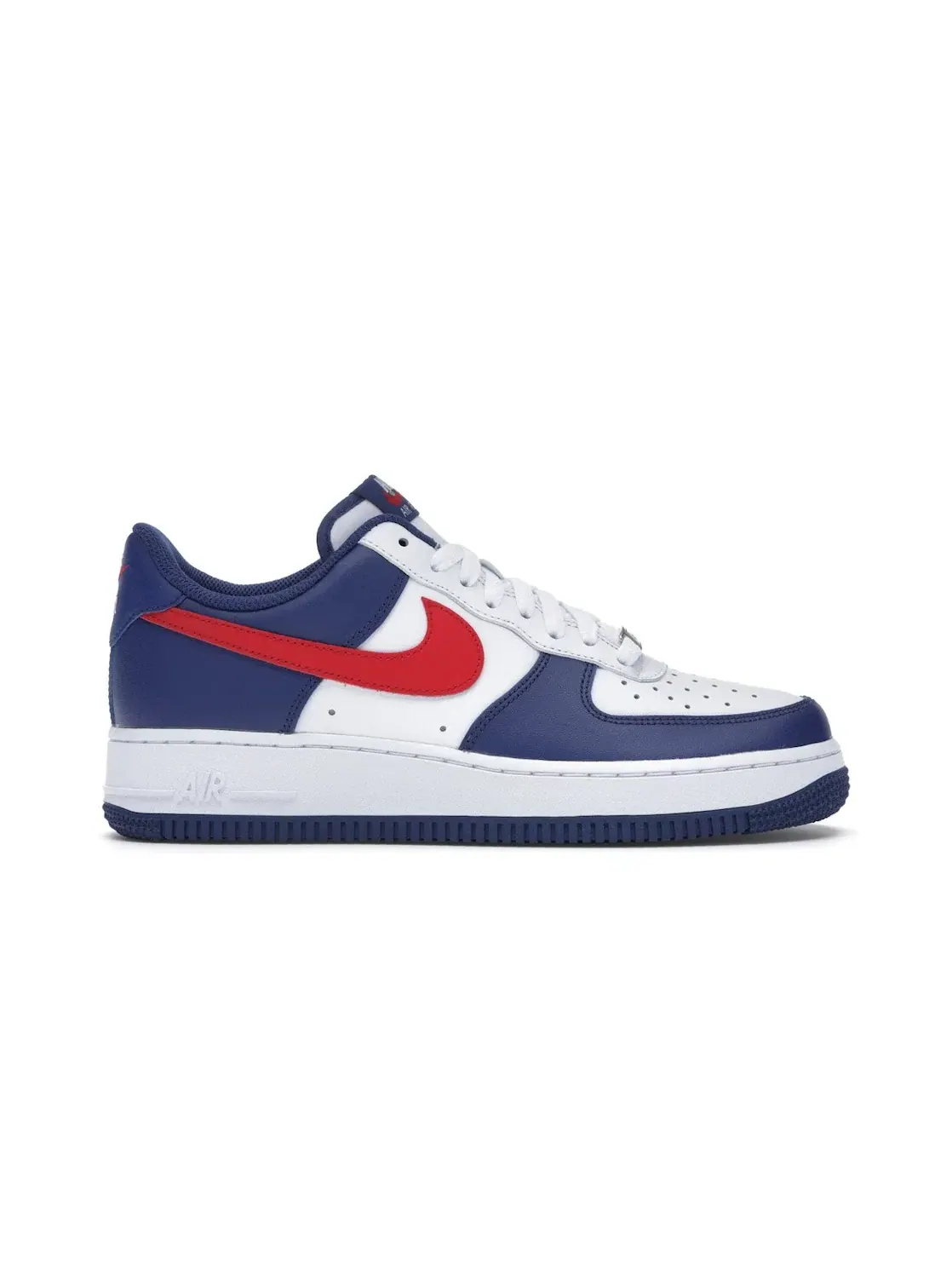 Мужские кроссовки с кожаным верхом Nike Air Force 1 Low — изображение 1 из 4, белый/красный