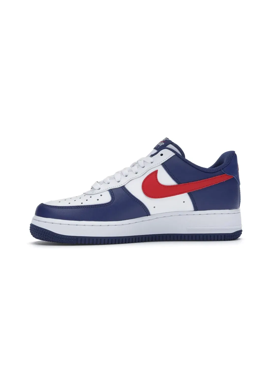Мужские кроссовки с кожаным верхом Nike Air Force 1 Low — изображение 3 из 4, белый/красный
