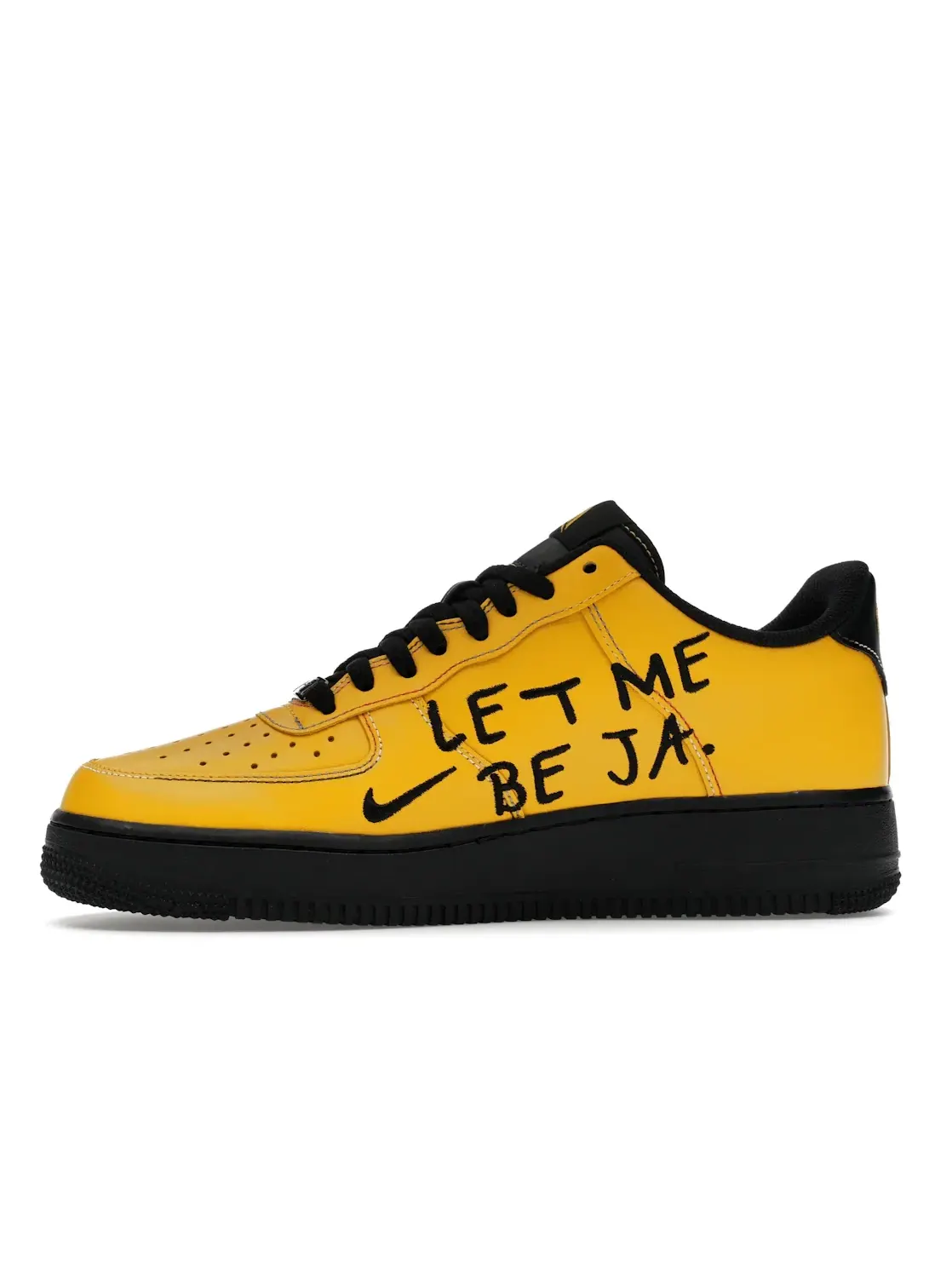 Мужские кроссовки с принтом Nike Air Force 1 Low Ja Morant Let Me Be Ja — изображение 3 из 4, черный