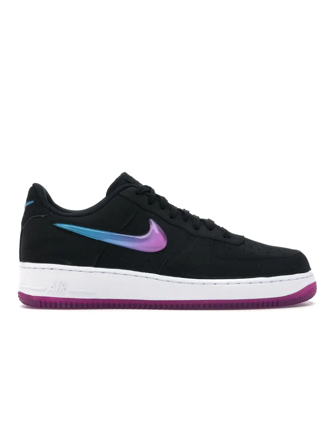 Мужские кроссовки с дизайном Jelly Nike Air Force 1 Low Nike — изображение 1 из 4, черный/-синий-белый
