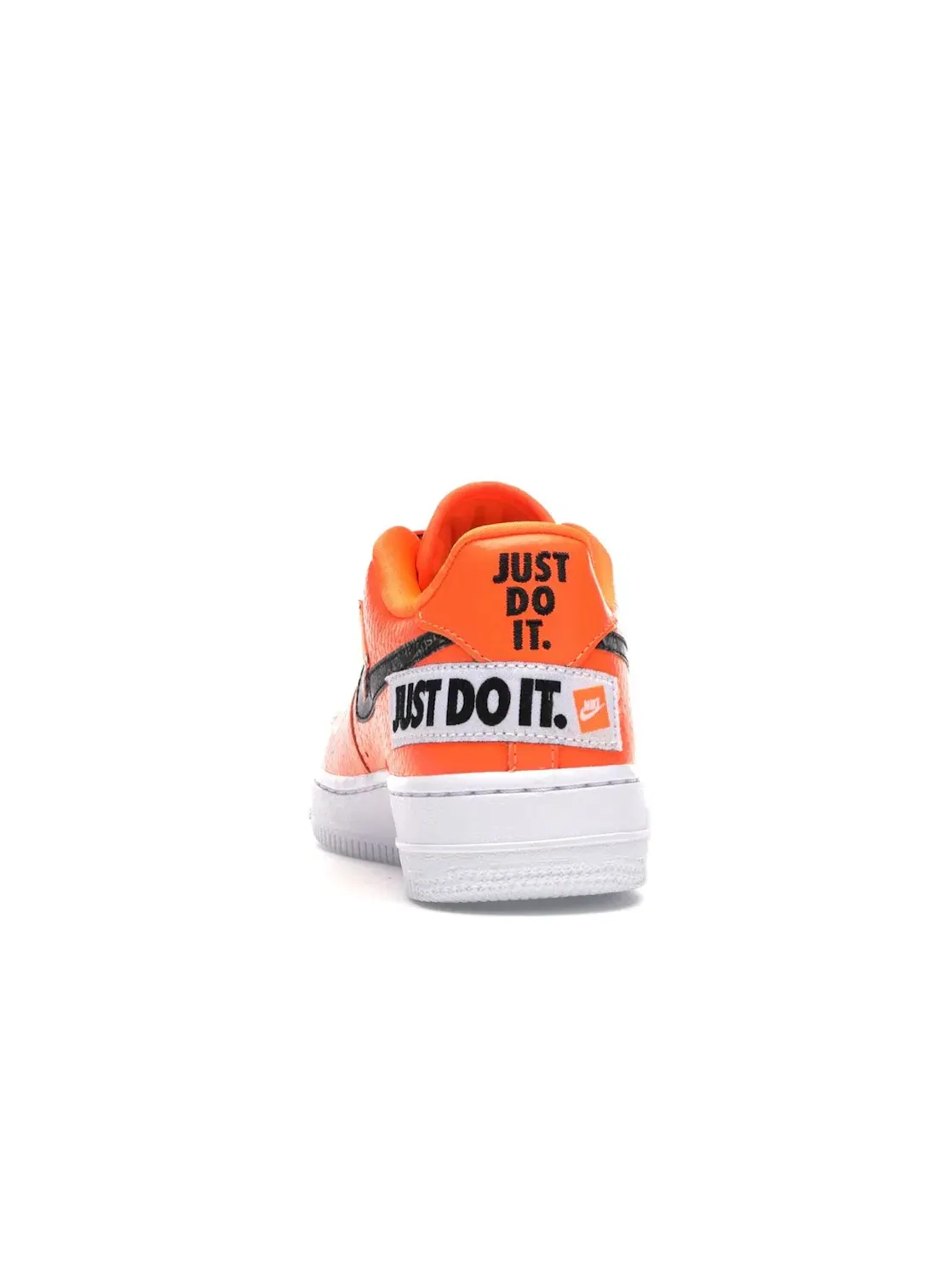 Детские кроссовки Lifestyle с длинным шнурком Nike Air Force 1 Low — изображение 4 из 4, белый/оранжевый-черный
