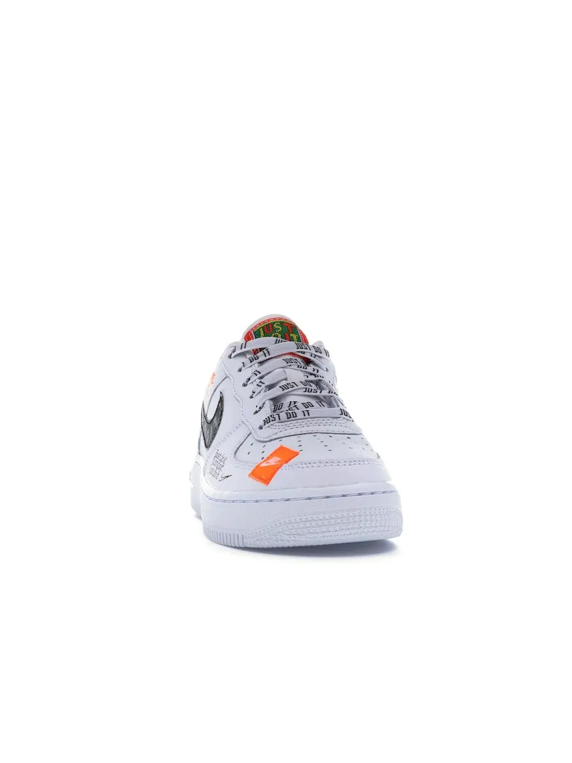 Детские кроссовки Lifestyle с принтом Nike Air Force 1 Low Nike — изображение 2 из 4, белый/оранжевый-черный