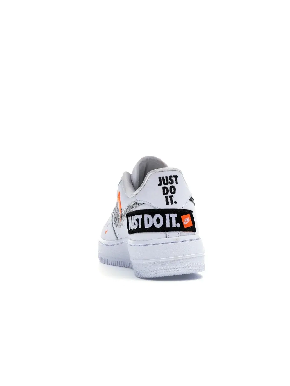 Детские кроссовки Lifestyle с принтом Nike Air Force 1 Low Nike — изображение 4 из 4, белый/оранжевый-черный