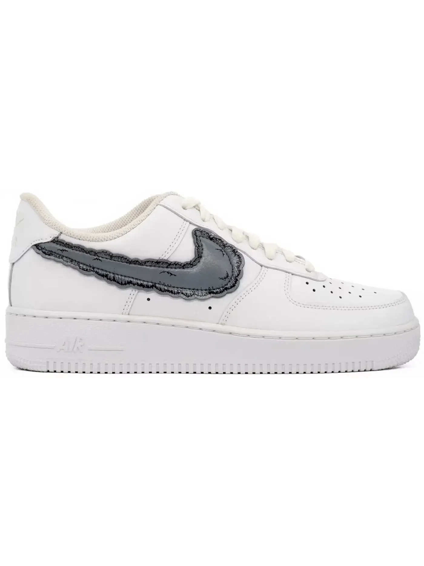 Мужские кроссовки lifestyle с принтом Nike Air Force 1 Low '07 Nike — изображение 1 из 1, белый/белый-серый