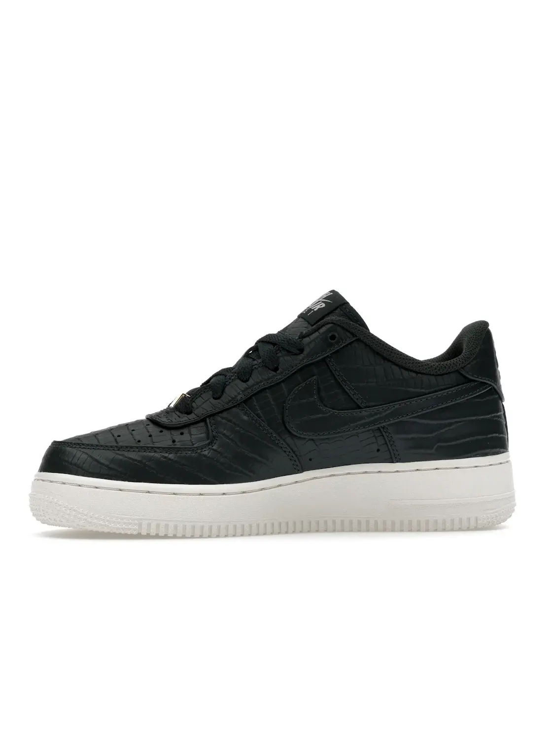 Детские кроссовки Lifestyle с принтом Nike Air Force 1 Low Nike — изображение 3 из 4, черный/черный//красный