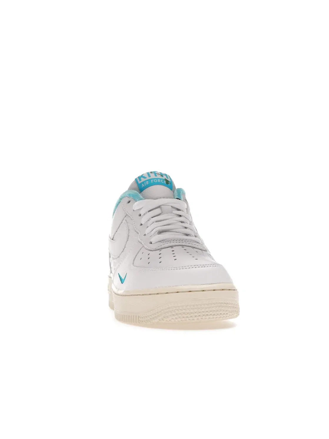 Мужские кроссовки Lifestyle Nike Air Force 1 Low Kith Hawaii — изображение 2 из 4, белый/синий--белый