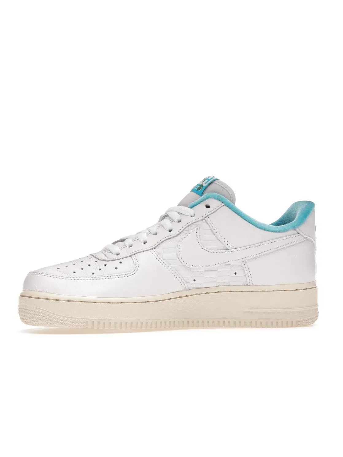 Мужские кроссовки Lifestyle Nike Air Force 1 Low Kith Hawaii — изображение 3 из 4, белый/синий--белый