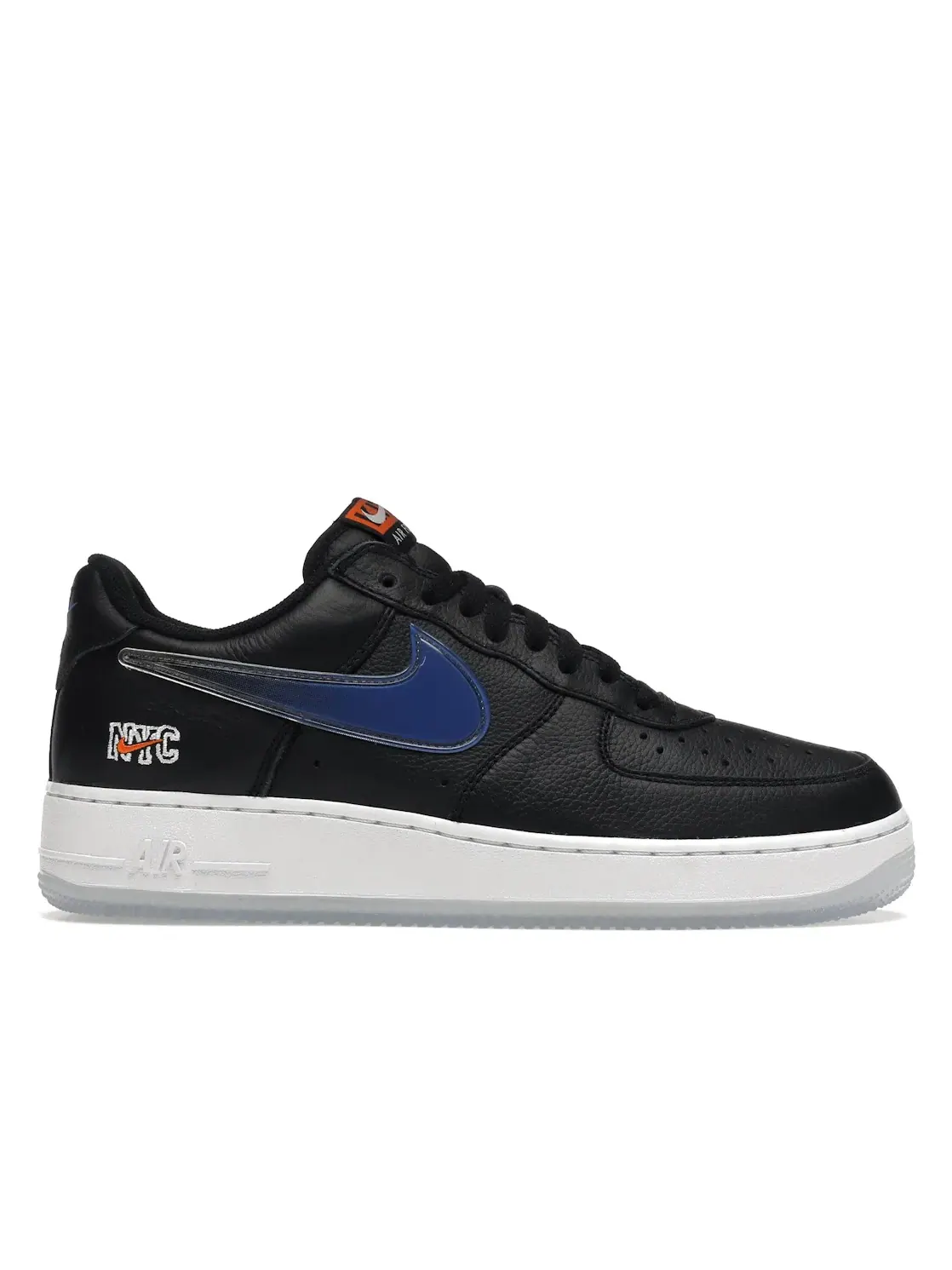 Мужские кроссовки Lifestyle с принтом Nike Air Force 1 Low KITH Knicks Away Black — изображение 1 из 4