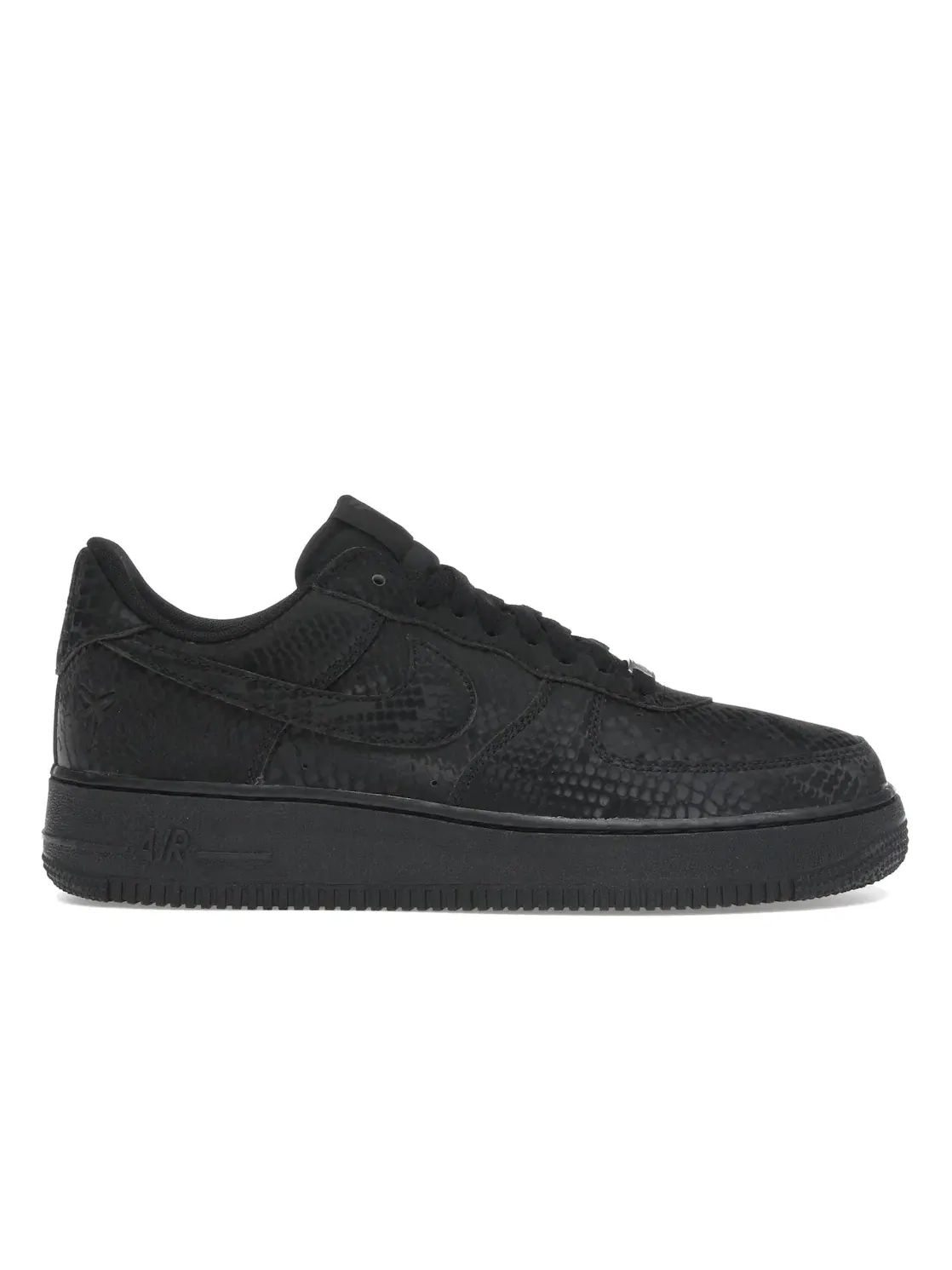 Мужские кроссовки с принтом Nike Air Force 1 Low Kobe Bryant Forever Black — изображение 1 из 4, черный/черный