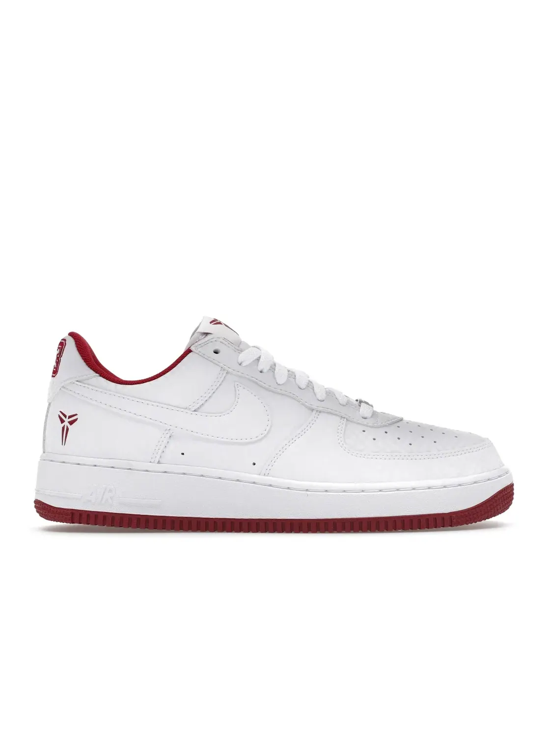 Мужские кроссовки с принтом Nike Air Force 1 Low Nike — изображение 1 из 4, белый/красный