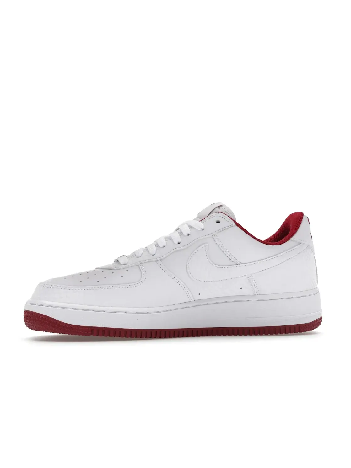 Мужские кроссовки с принтом Nike Air Force 1 Low Nike — изображение 3 из 4, белый/красный
