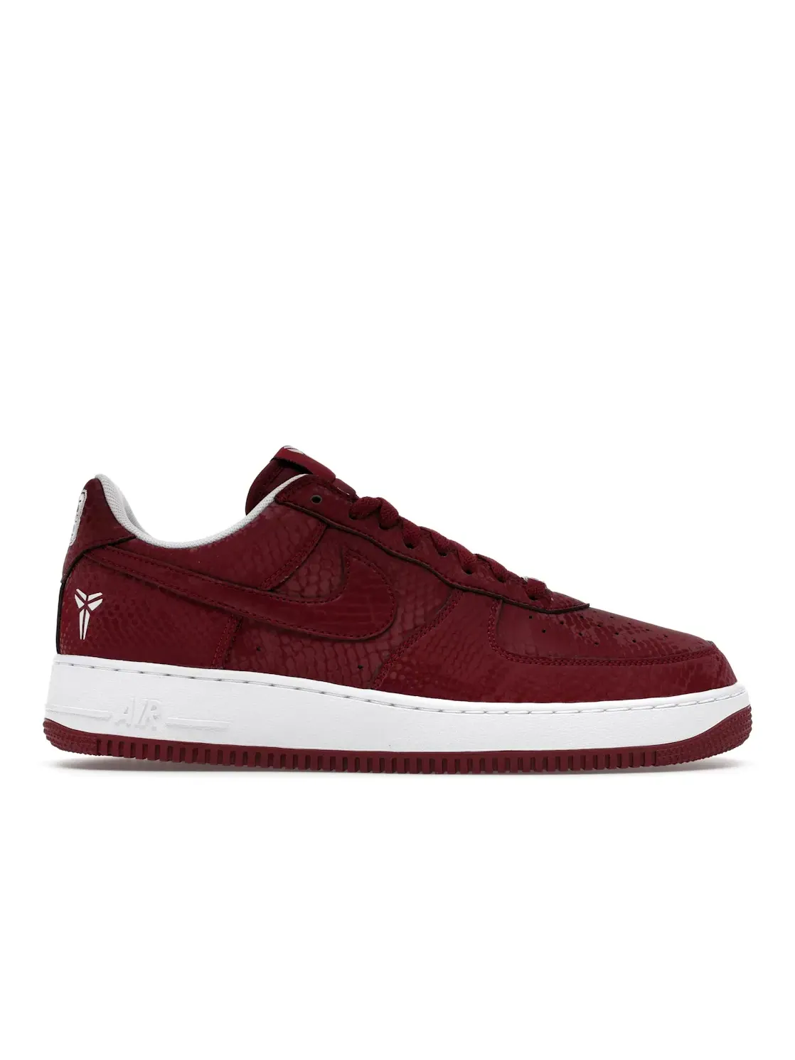Мужские кроссовки Lifestyle Nike Air Force 1 Low Kobe Bryant Forever Lower Merion Away — изображение 1 из 4, красный/белый