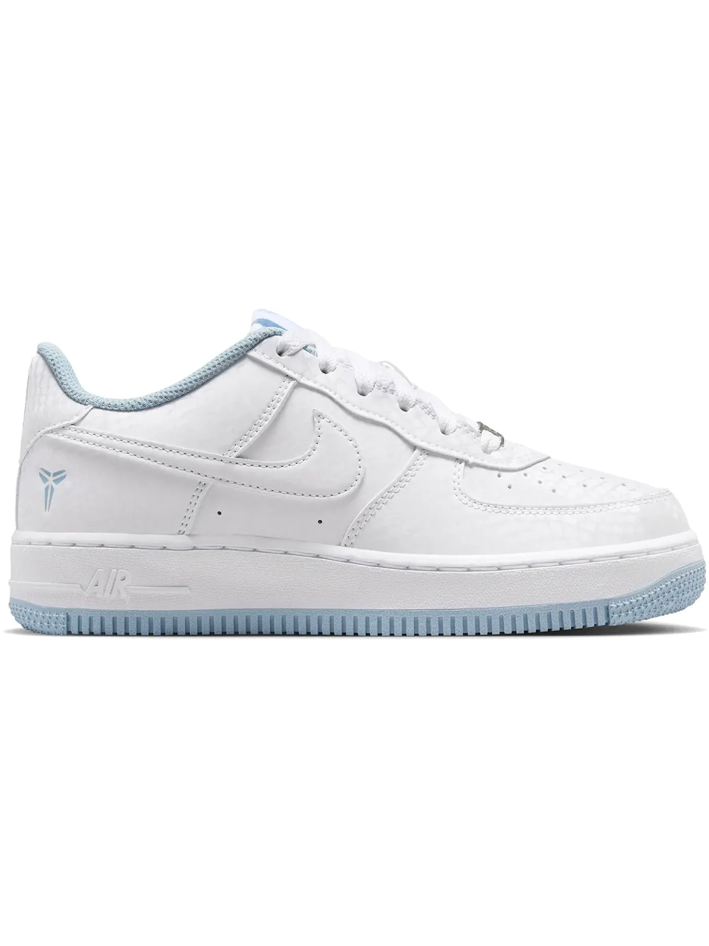 Детские кроссовки Lifestyle Nike Air Force 1 Low Kobe Bryant Forever — изображение 1 из 1, белый синий белый
