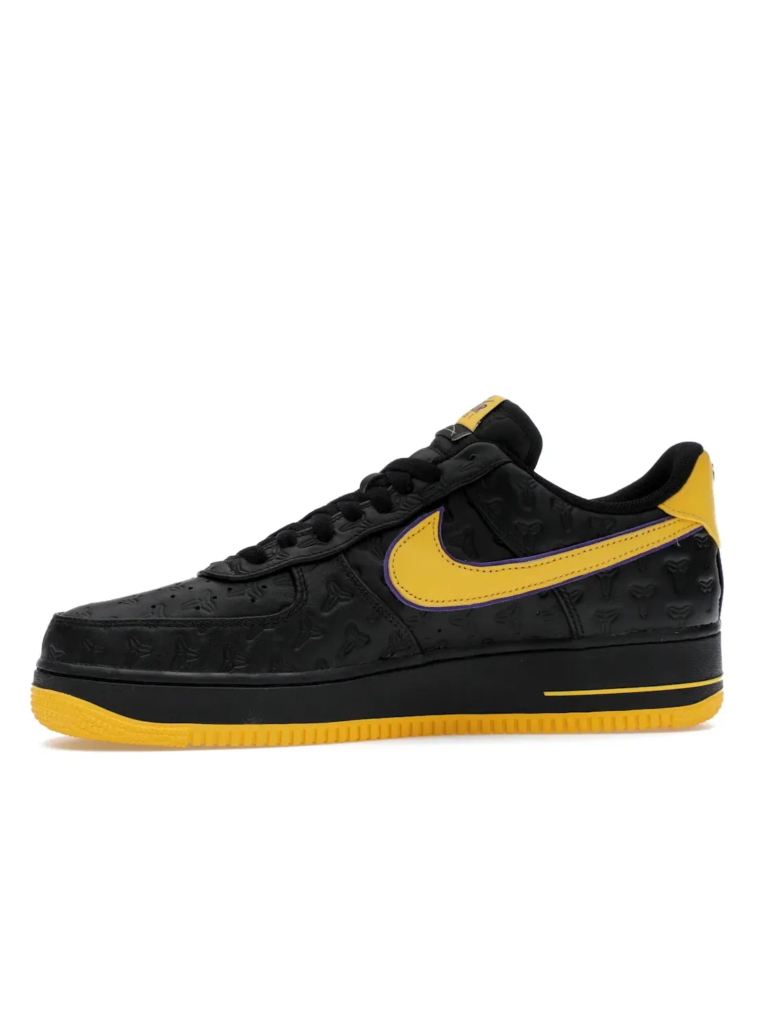 Мужские кроссовки Lifestyle с принтом Nike Air Force 1 Low Nike — изображение 3 из 4, черный//фиолетовый