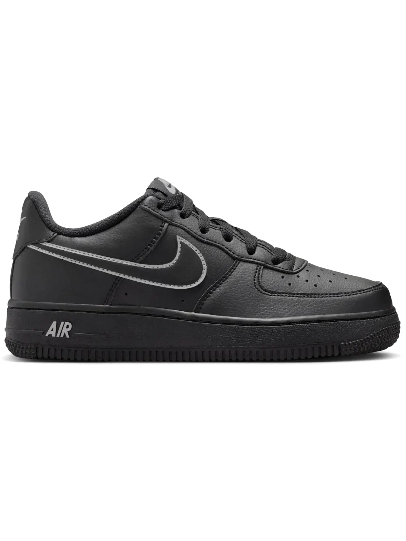 Детские кроссовки Lifestyle Nike Air Force 1 Low LE — изображение 1 из 1, черный/светлый серый