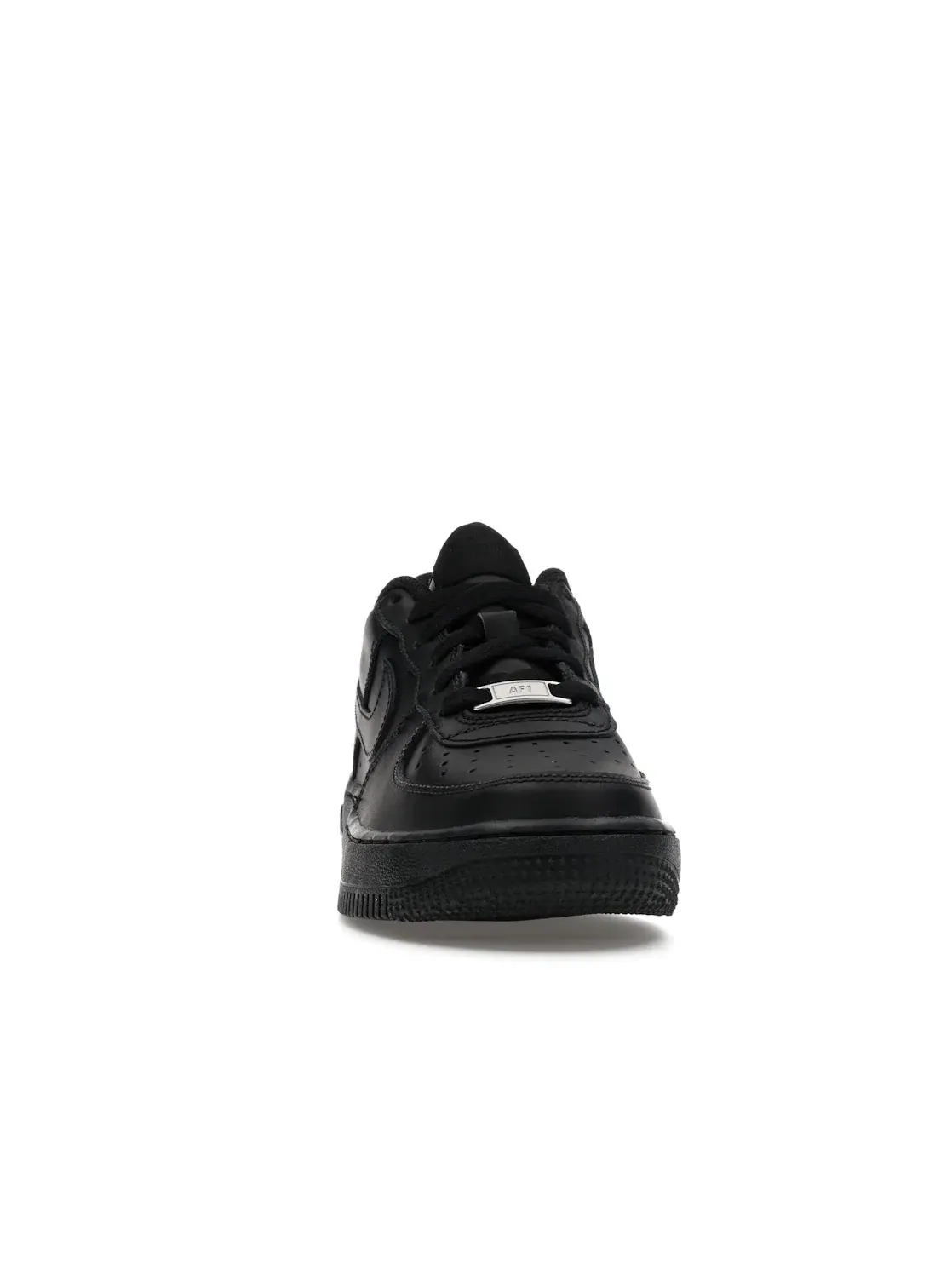 Детские кроссовки на шнуровке с перфорацией Nike Air Force 1 Low LE — изображение 2 из 4, черный/черный