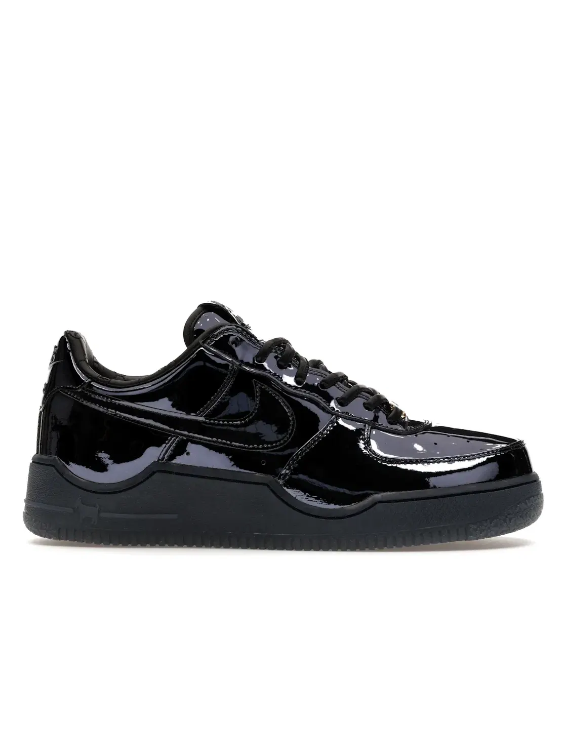 Мужские кроссовки с кожаным верхом Nike Air Force 1 Low LeBron James Black Patent — изображение 1 из 4