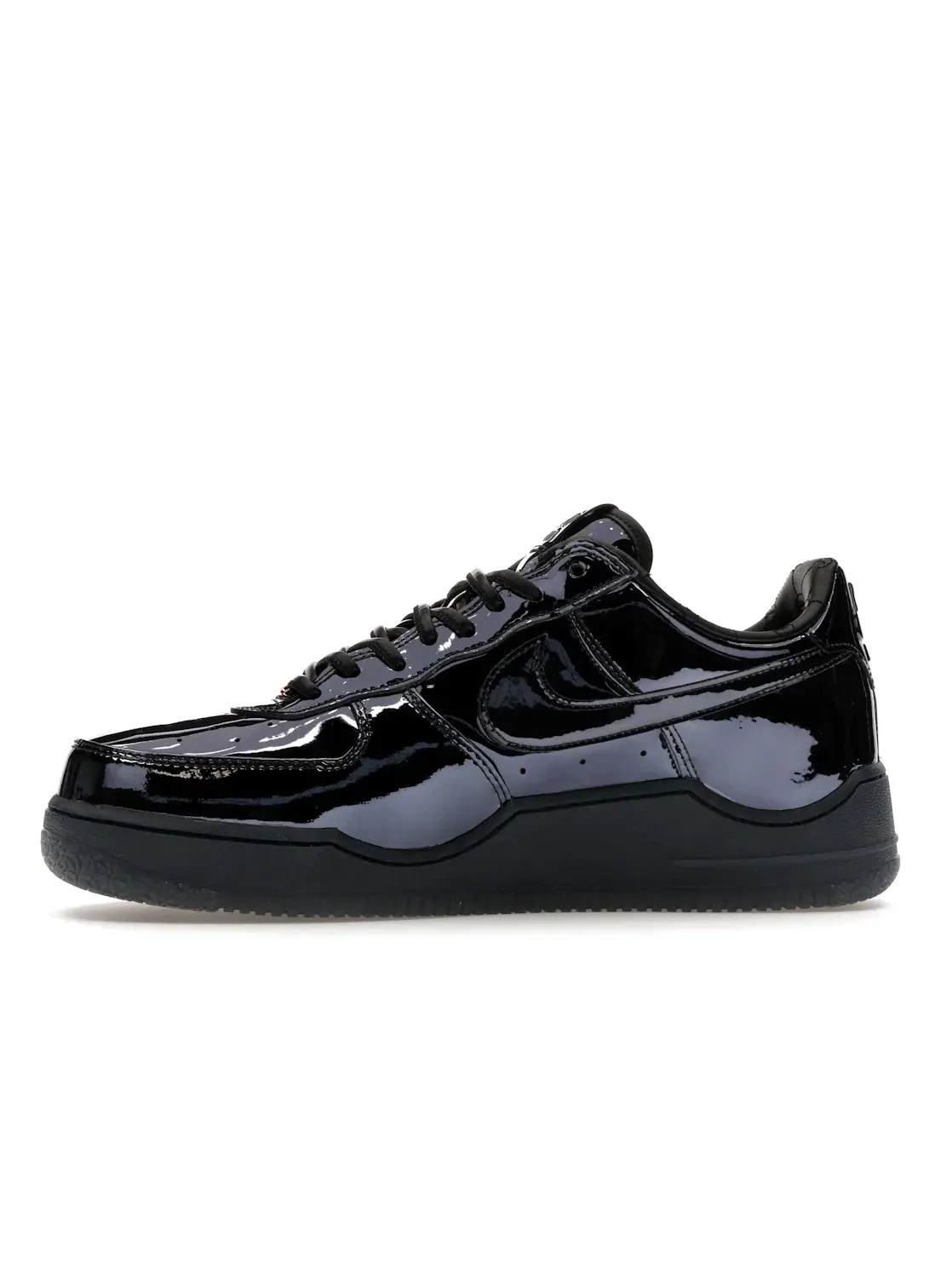 Мужские кроссовки с кожаным верхом Nike Air Force 1 Low LeBron James Black Patent — изображение 3 из 4