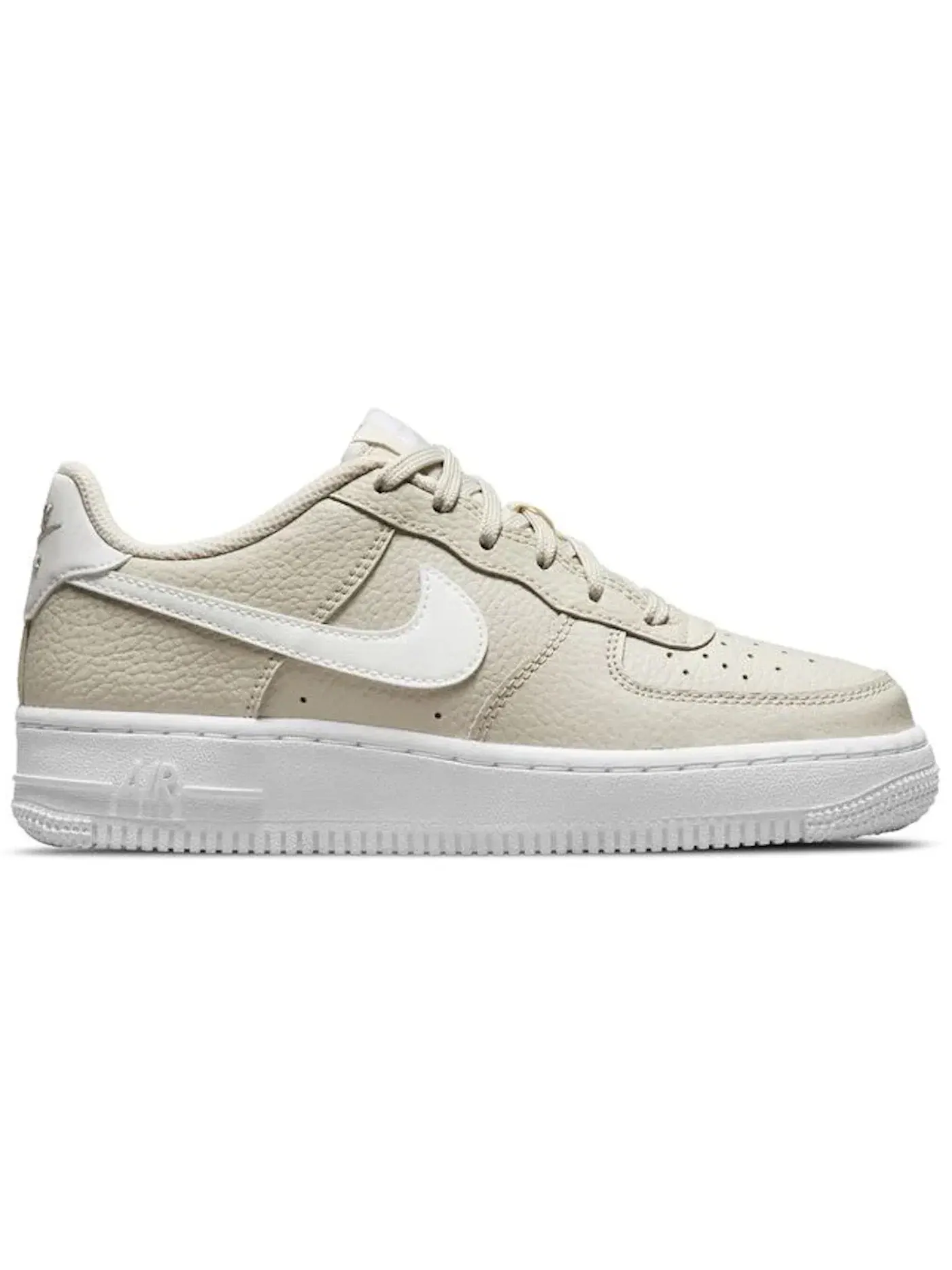 Детские кроссовки для мальчиков и девочек с длинным язычком Nike Air Force 1 Low Nike — изображение 1 из 1, светлый/белый