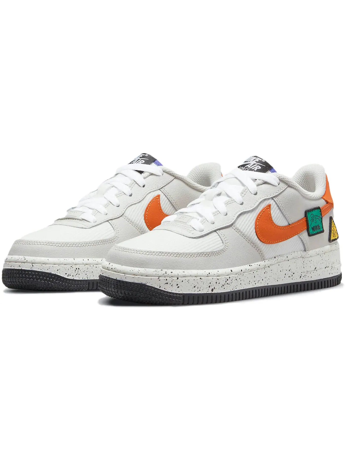 Детские кроссовки Lifestyle Nike Air Force 1 Low — изображение 1 из 1, белый оранжевый