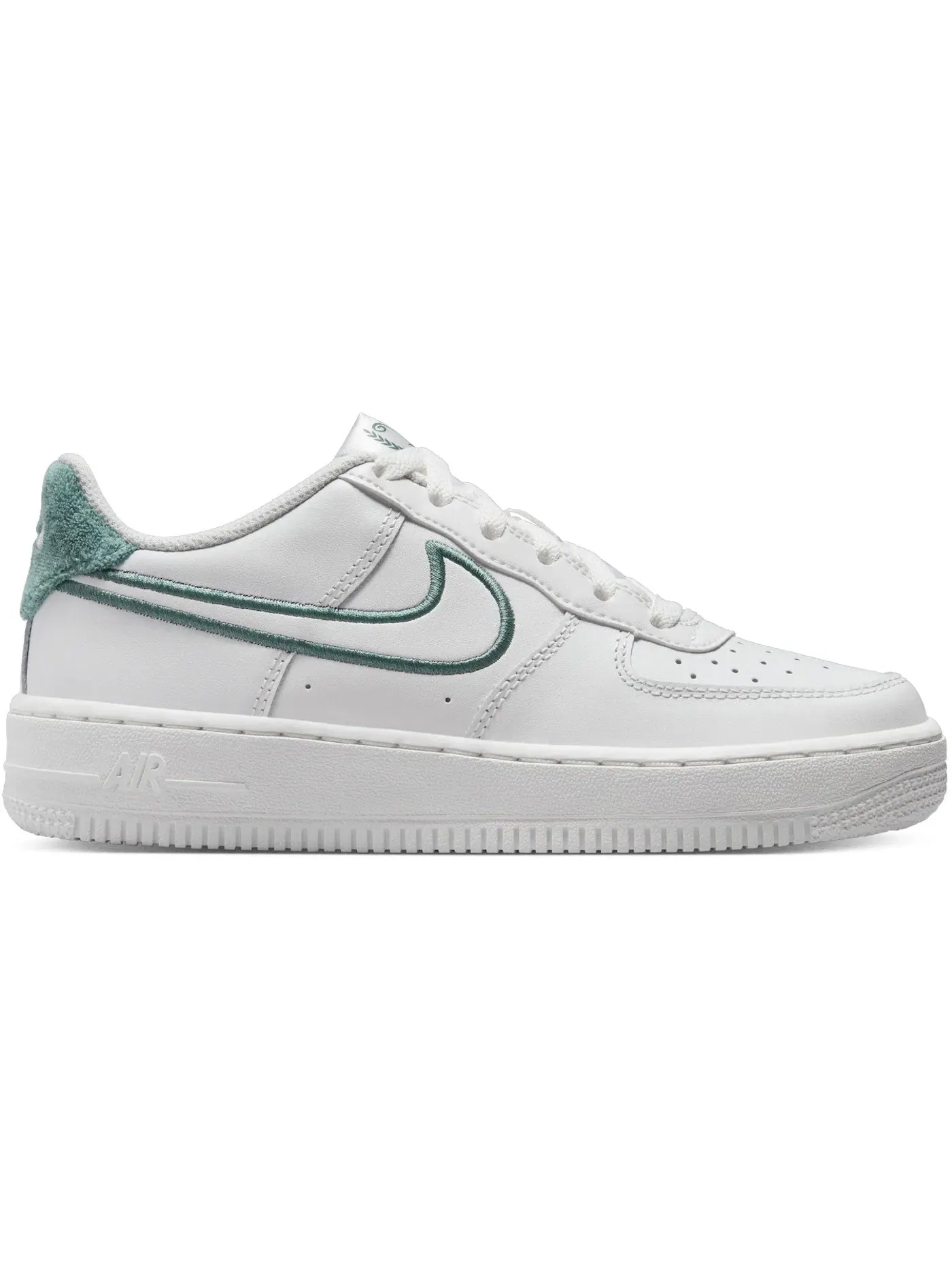 Детские кроссовки с длинным шнурком Nike Air Force 1 Low LV8 3 — изображение 1 из 1, белый//белый