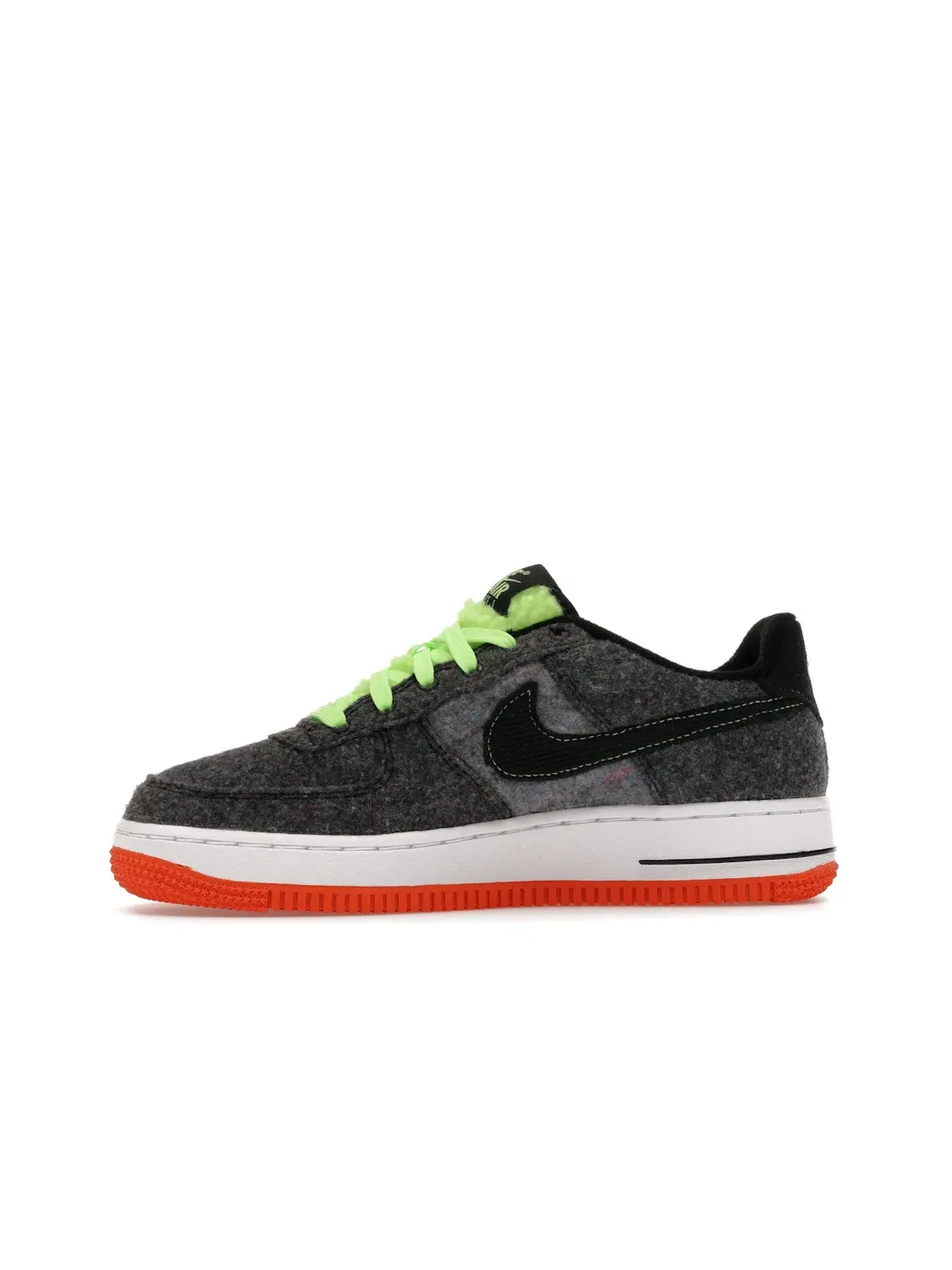 Детские кроссовки Lifestyle Nike Air Force 1 Low LV8 — изображение 3 из 4, черный/зеленый