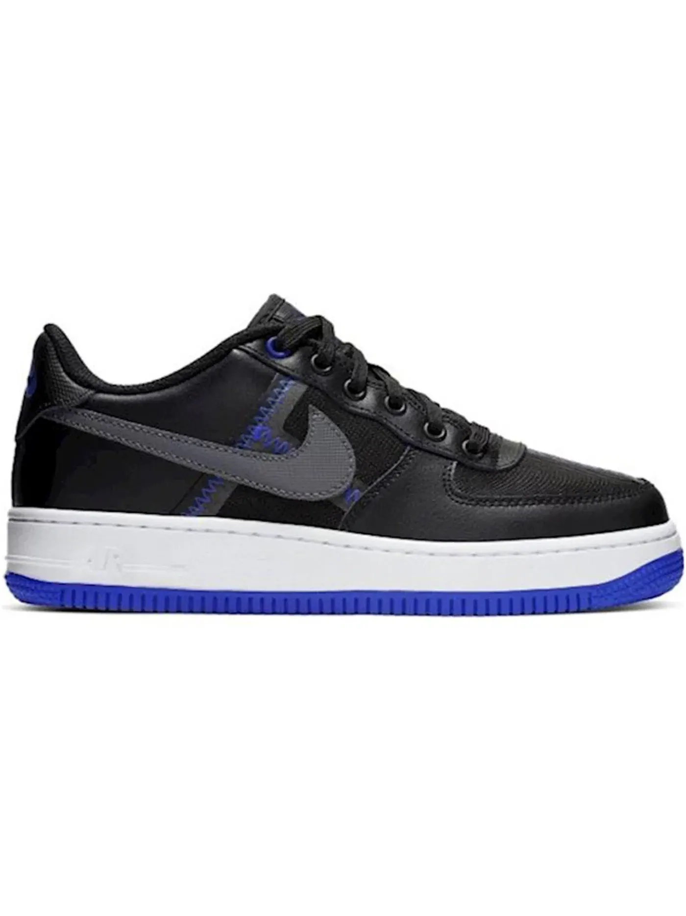 Детские кроссовки Lifestyle Nike Air Force 1 Low LV8 — изображение 1 из 1, черный/синий/темно-синий