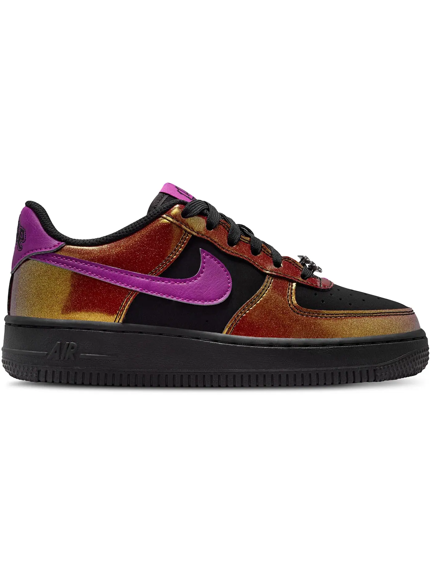Детские кроссовки Lifestyle Nike Air Force 1 Low LV8 Glam Rock — изображение 1 из 1, черный