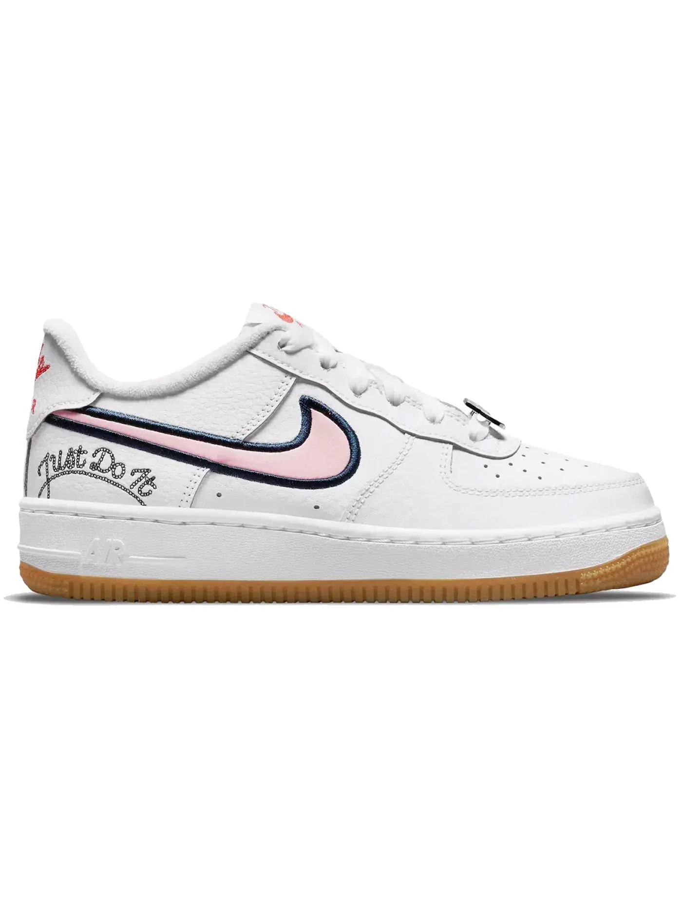 Детские кроссовки Lifestyle с принтом Nike Air Force 1 Low LV8 Just Do It Nike — изображение 1 из 1