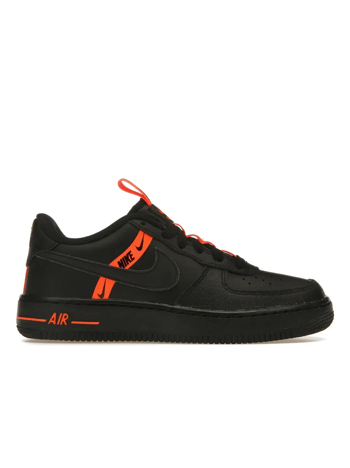 Детские кроссовки Lifestyle Nike Air Force 1 Low LV8 KSA — изображение 1 из 4, черный/оранжевый/черный
