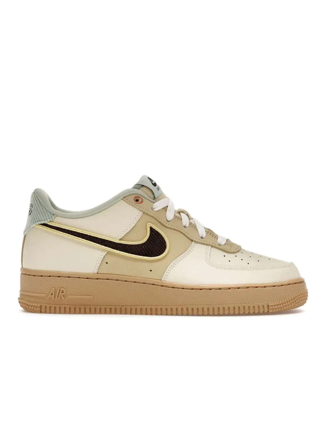 Детские кроссовки с длинным шнурком Nike Air Force 1 Low LV8 — изображение 1 из 4, коричневый