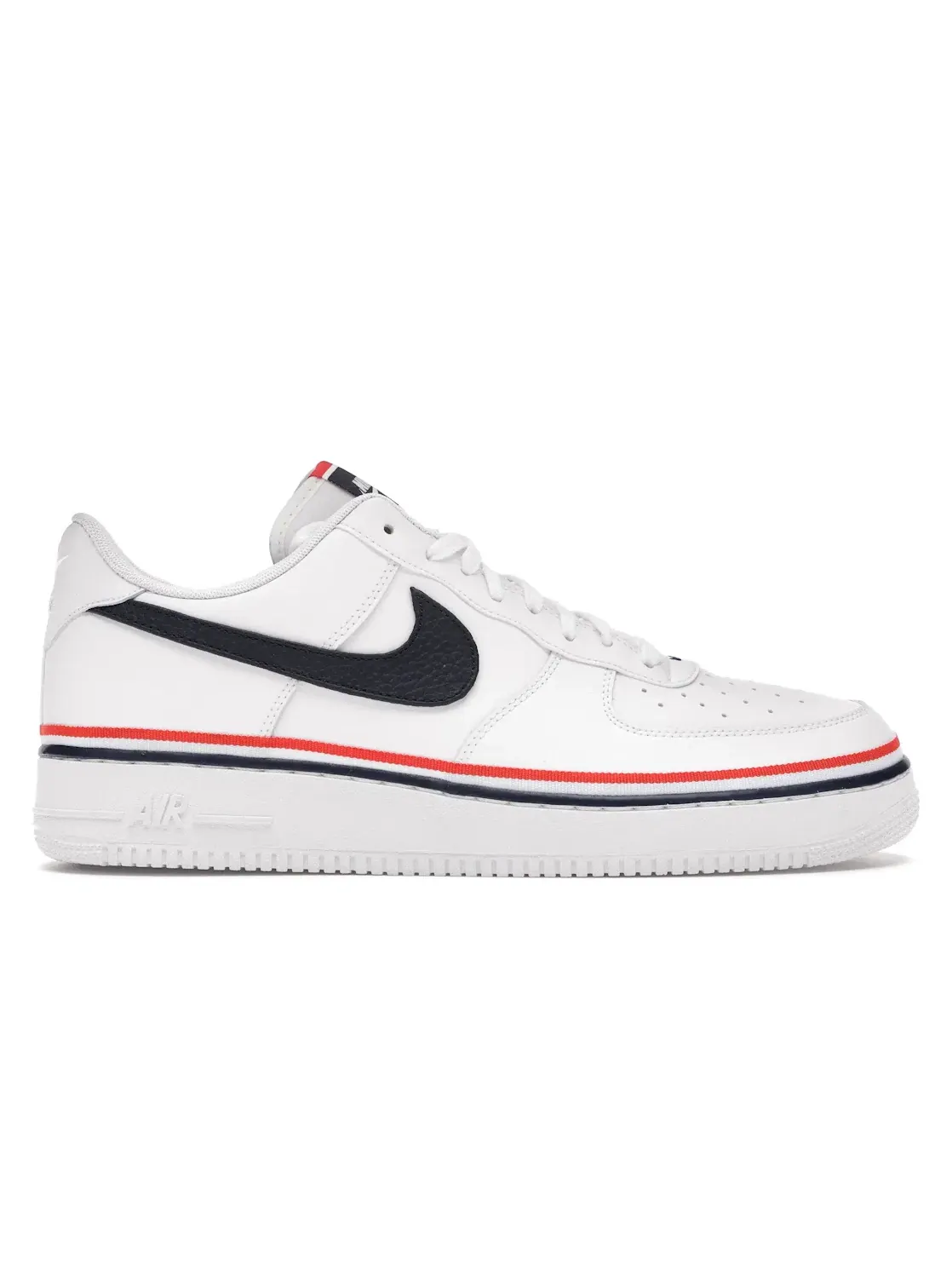 Мужские кроссовки с кожаным верхом Nike Air Force 1 Low LV8 — изображение 1 из 4, белый/-красный