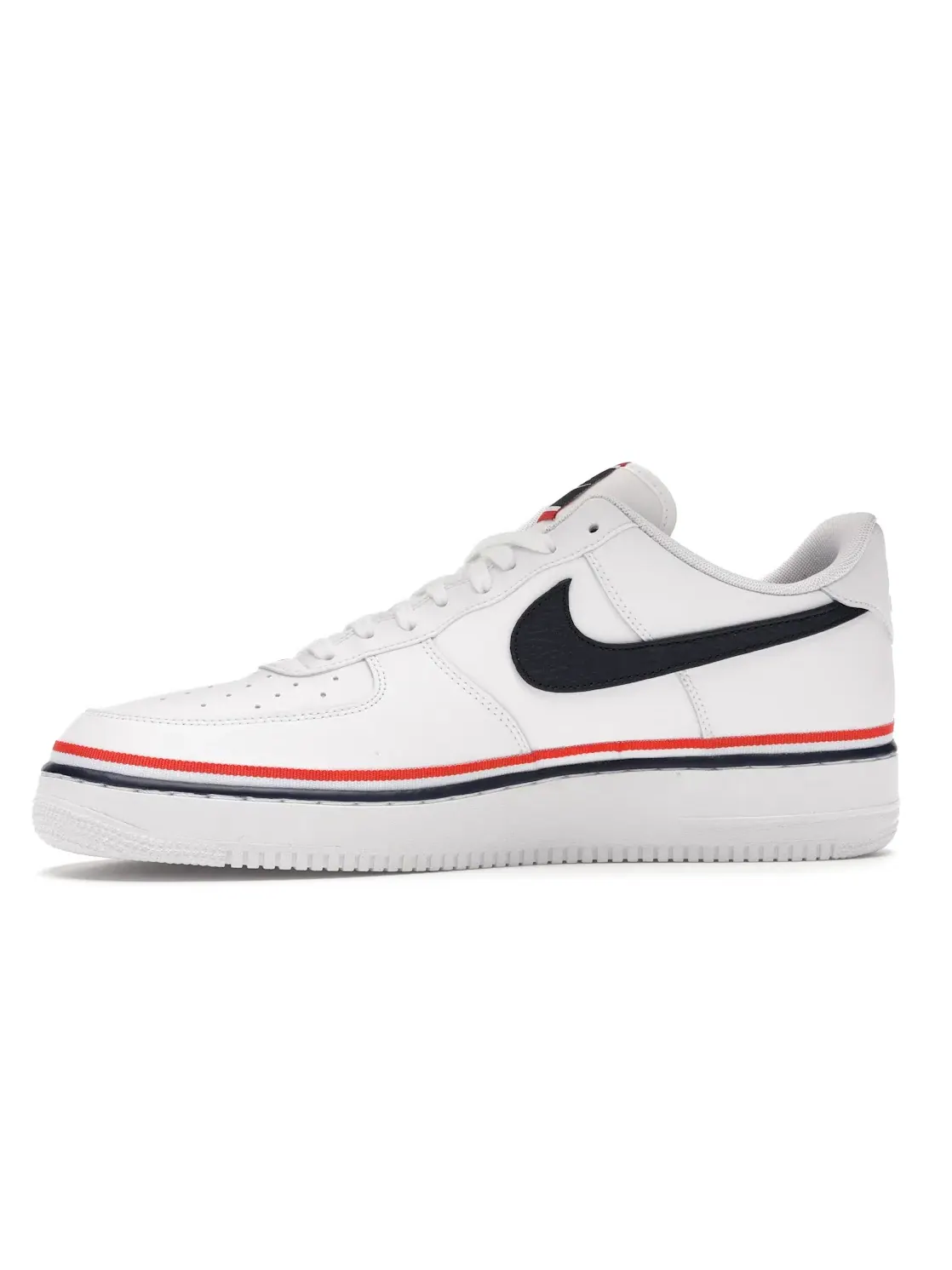 Мужские кроссовки с кожаным верхом Nike Air Force 1 Low LV8 — изображение 3 из 4, белый/-красный