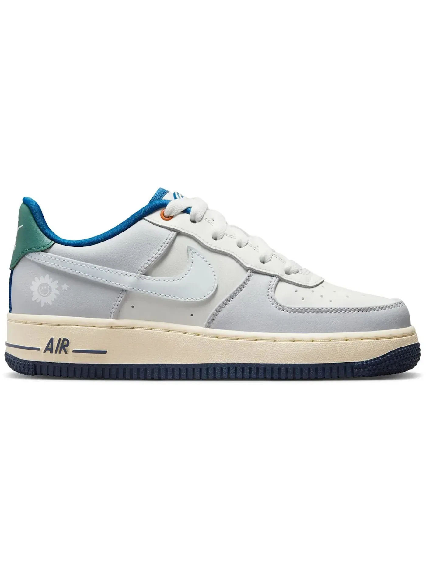 Детские кроссовки Lifestyle Nike Air Force 1 Low LV8 — изображение 1 из 1, белый//синий