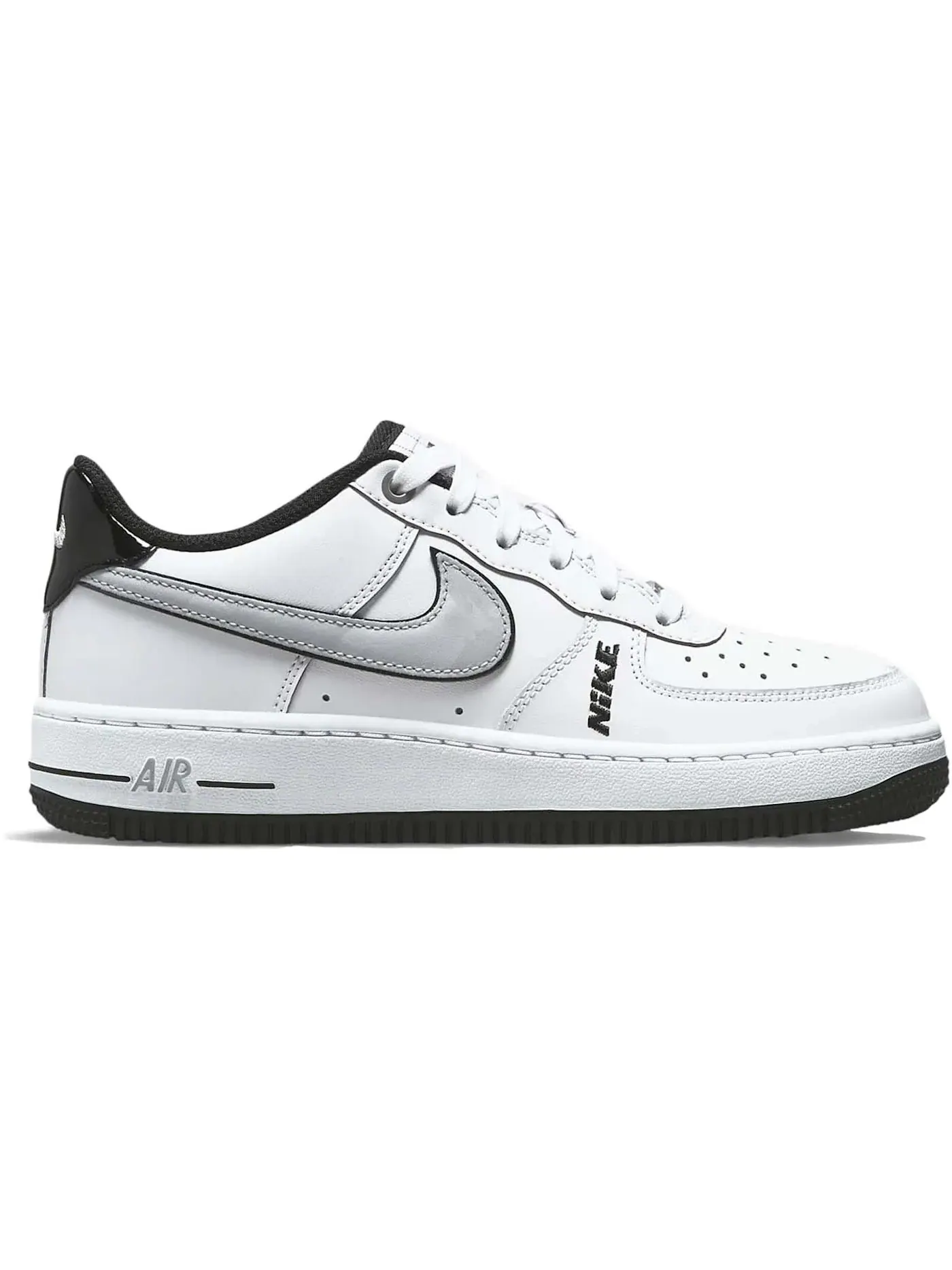 Детские кроссовки Lifestyle Nike Air Force 1 Low LV8 — изображение 1 из 1, белый/черный/серый/белый