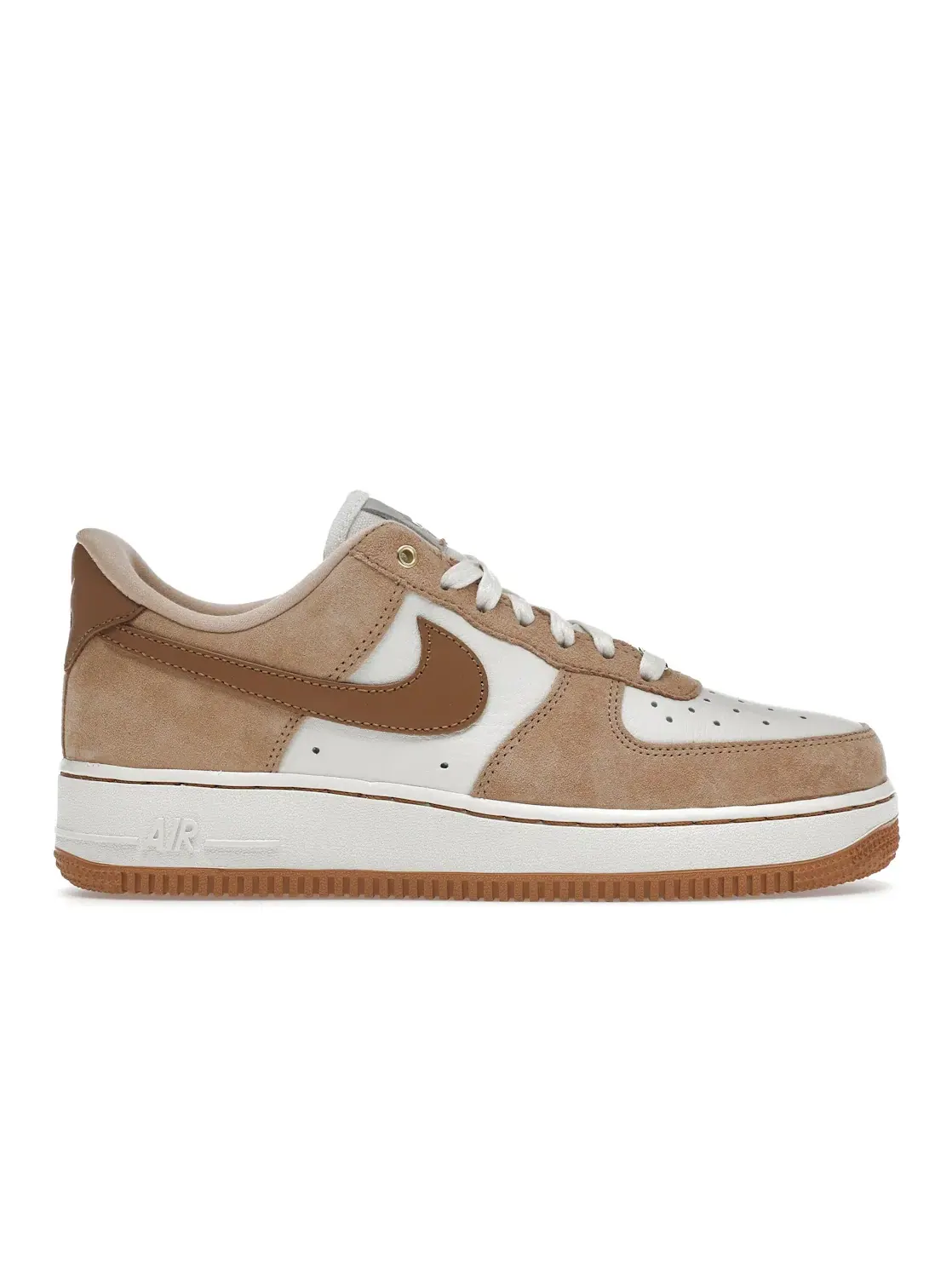Женские кроссовки с замшевыми вставками Nike Air Force 1 Low LXX — изображение 1 из 4, бежевый