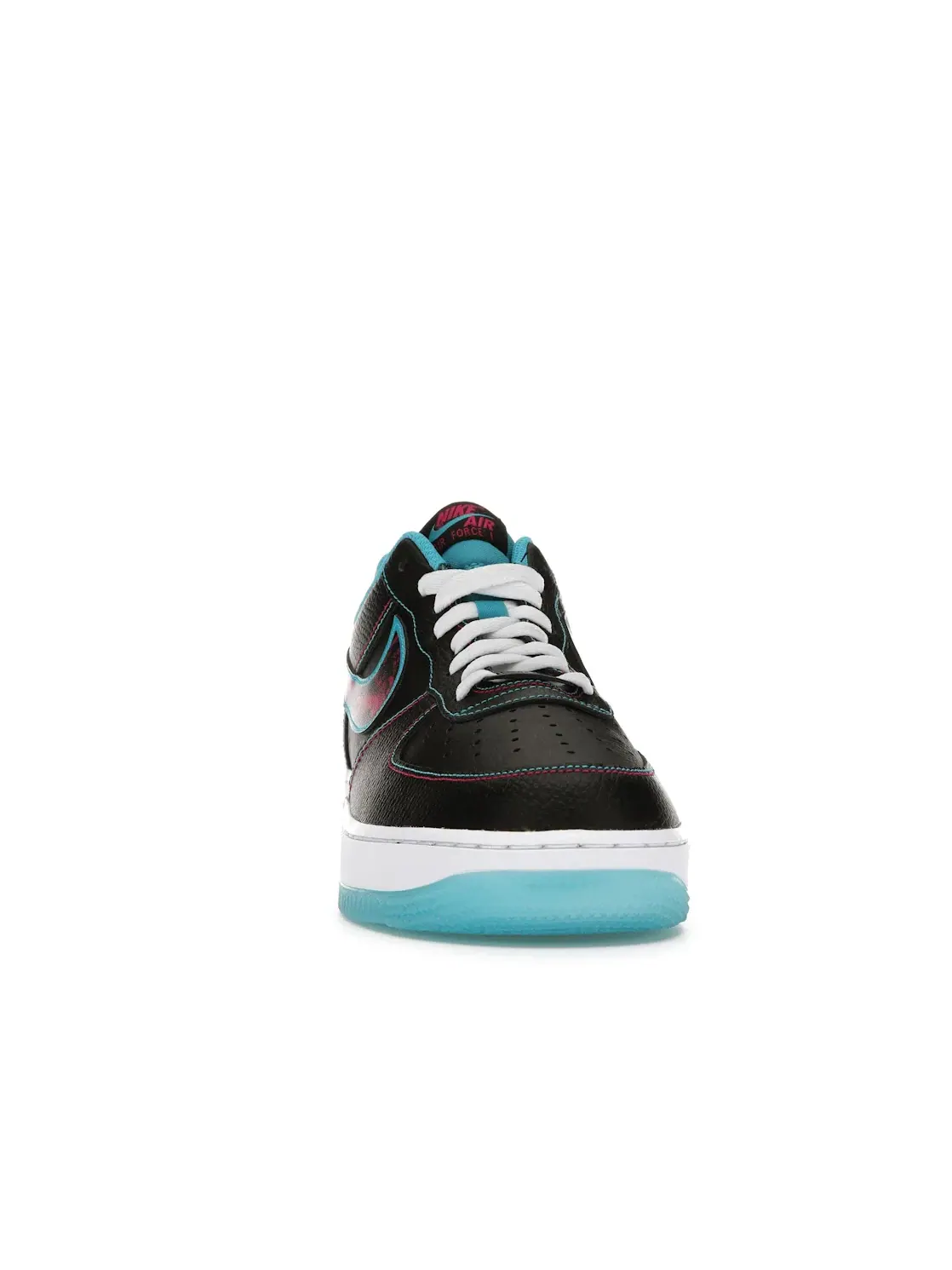 Мужские кеды Lifestyle с принтом Nike Air Force 1 Low Miami Nights Nike — изображение 2 из 4, черный//розовый