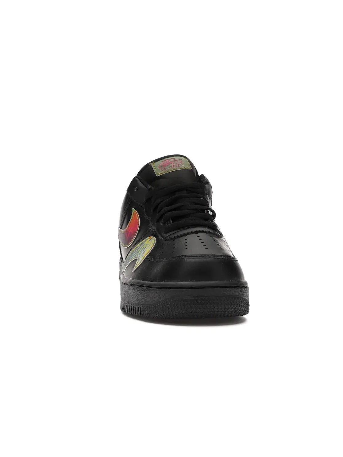 Мужские кроссовки с дизайном Misplaced Swooshes Nike Air Force 1 Low — изображение 2 из 4, черный/серебристый
