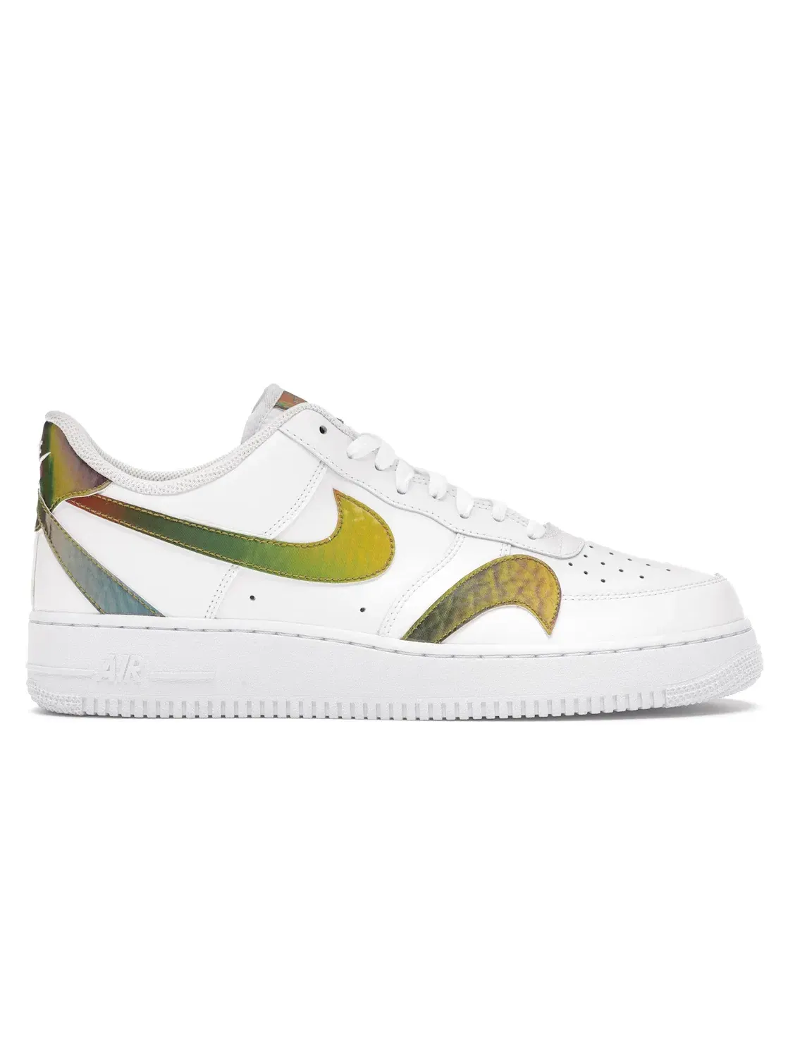 Мужские кроссовки lifestyle с принтом Nike Air Force 1 Low — изображение 1 из 4, белый/серебристый