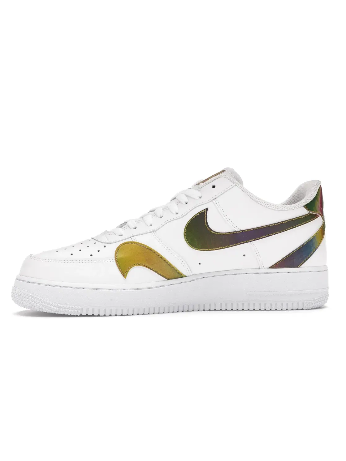 Мужские кроссовки lifestyle с принтом Nike Air Force 1 Low — изображение 3 из 4, белый/серебристый