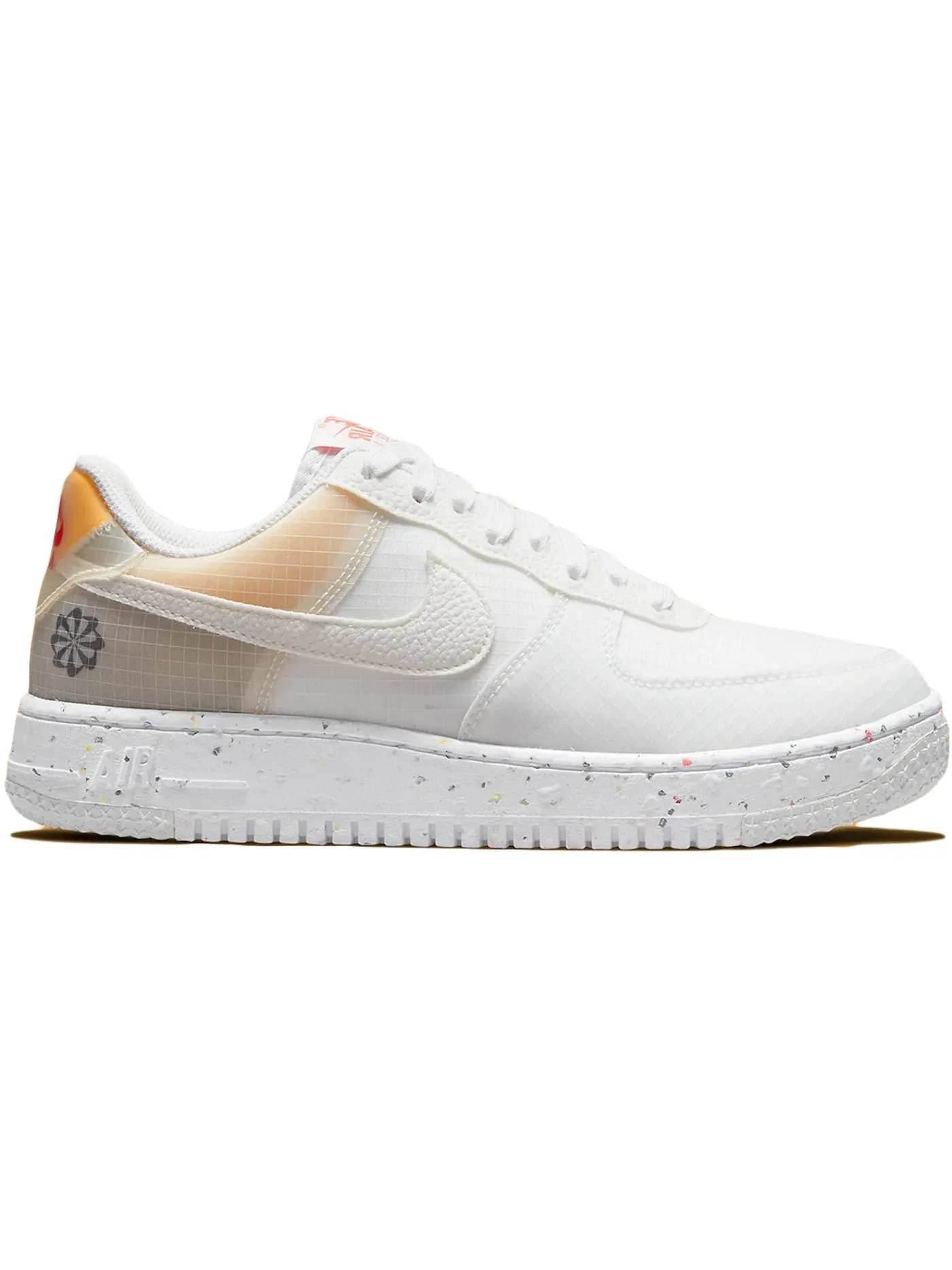 Женские кроссовки Nike Air Force 1 Low Crater M2Z2 Move To Zero — изображение 1 из 1, белый/белый-оранжевый