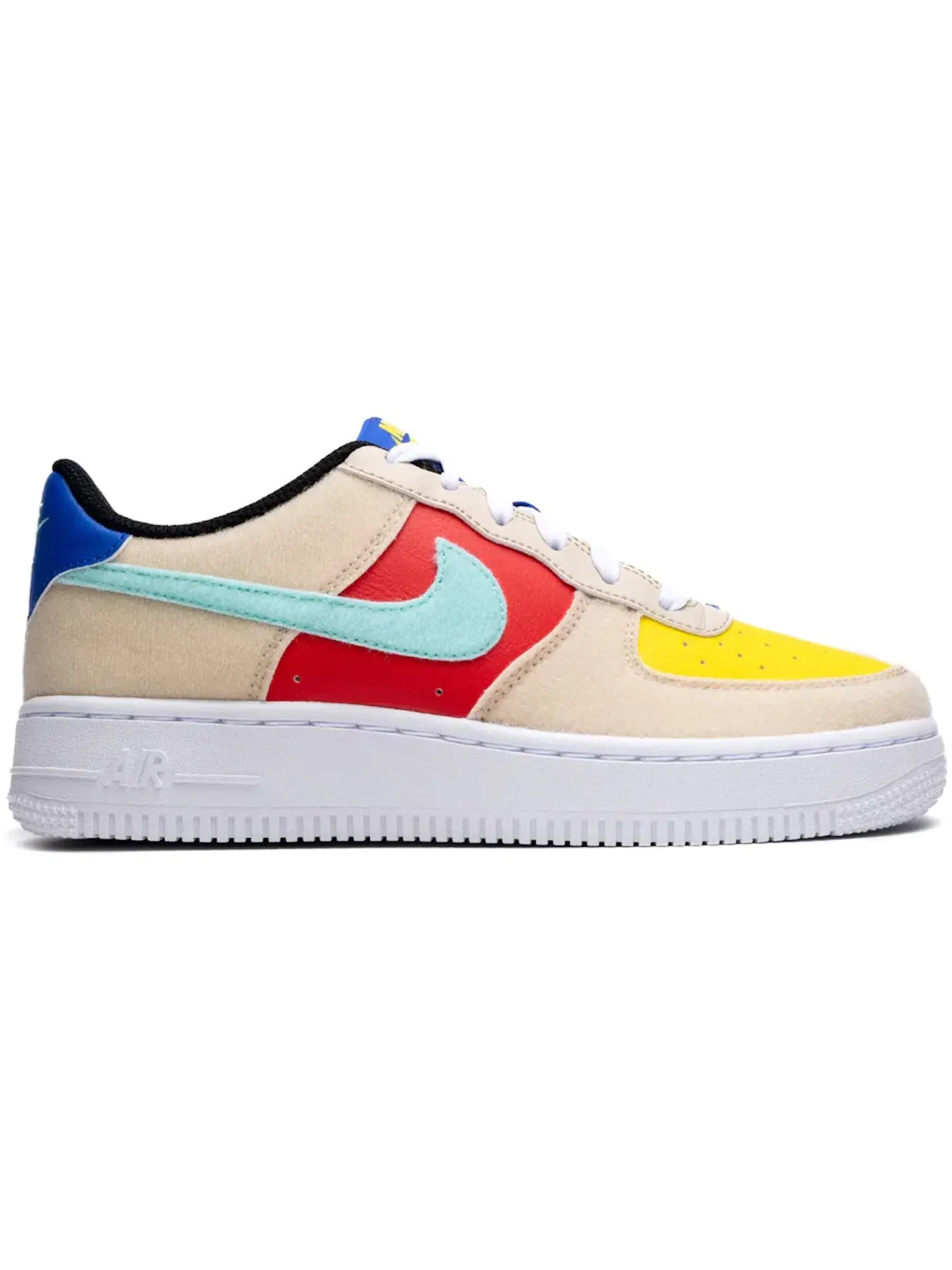 Детские кроссовки с липучками Nike Air Force 1 Low — изображение 1 из 1, красный
